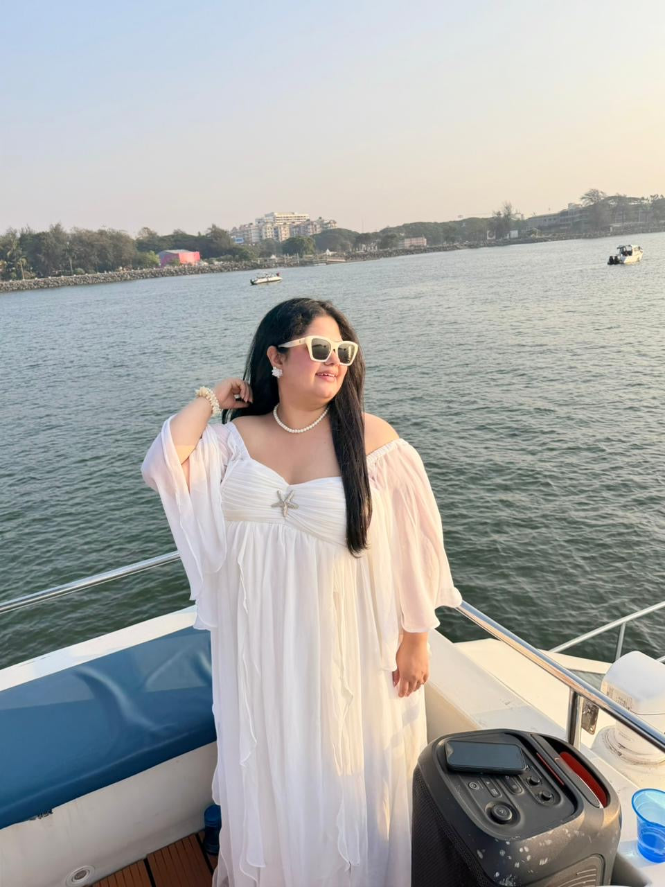 White Mimosa Maxi