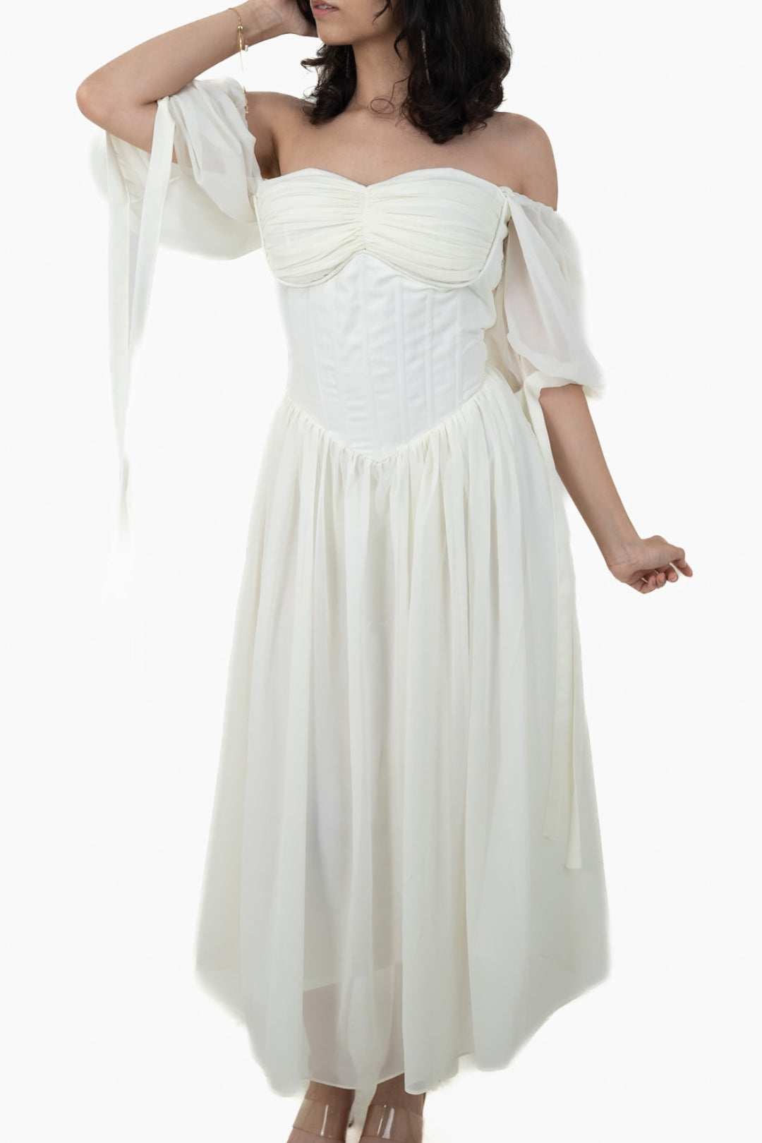 Georgia White Maxi