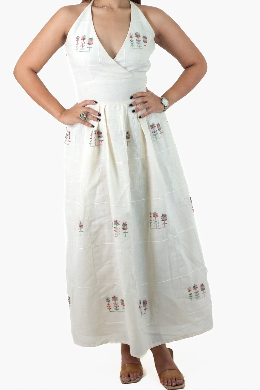 Heer Halter Maxi Dress