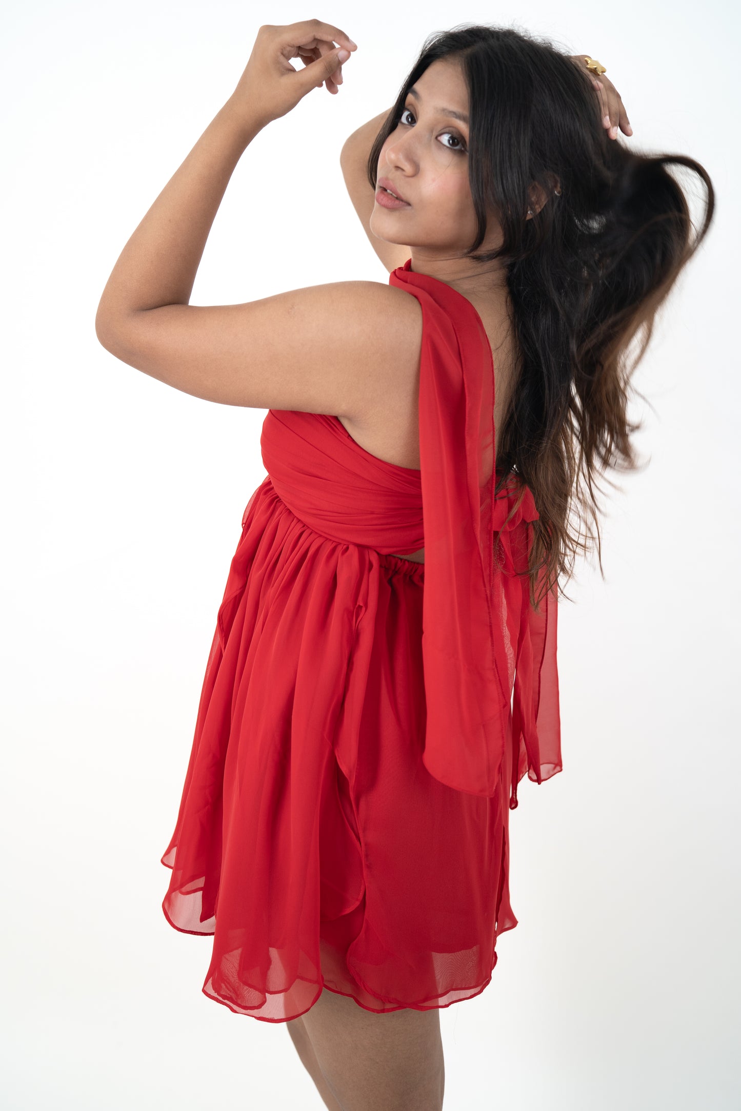 Starfish Red Mini Dress