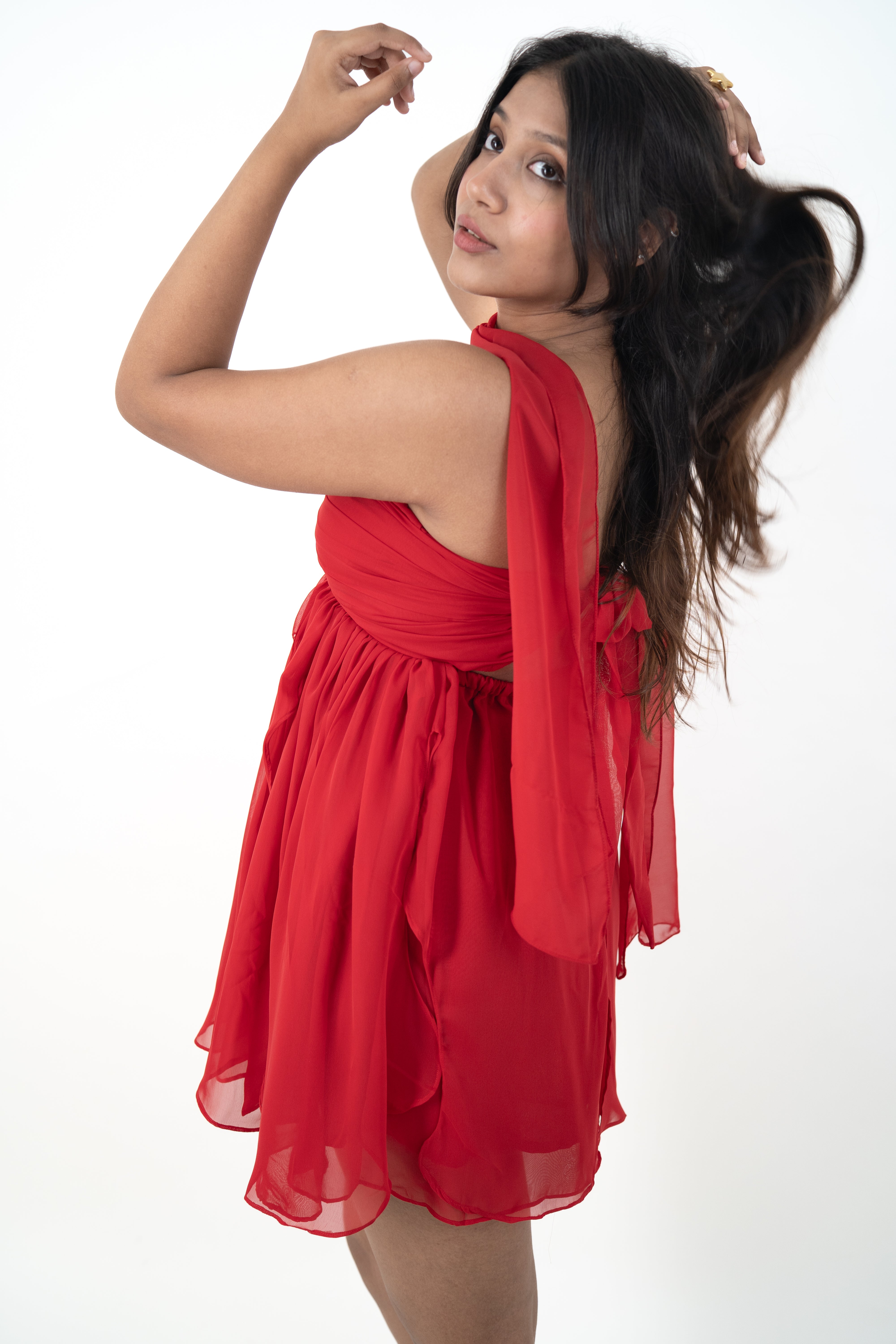 Starfish Red Mini Dress