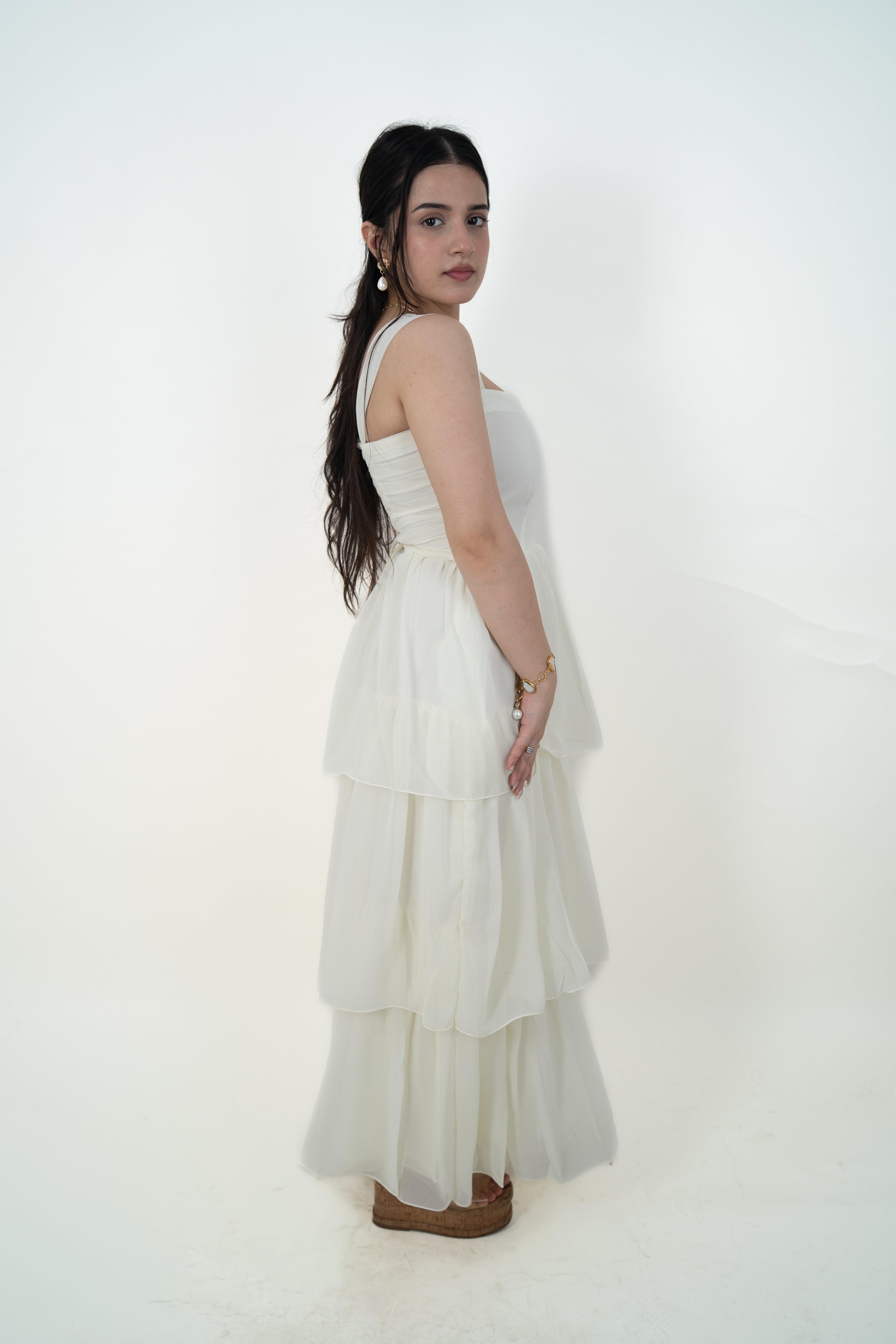 Cindy White Maxi