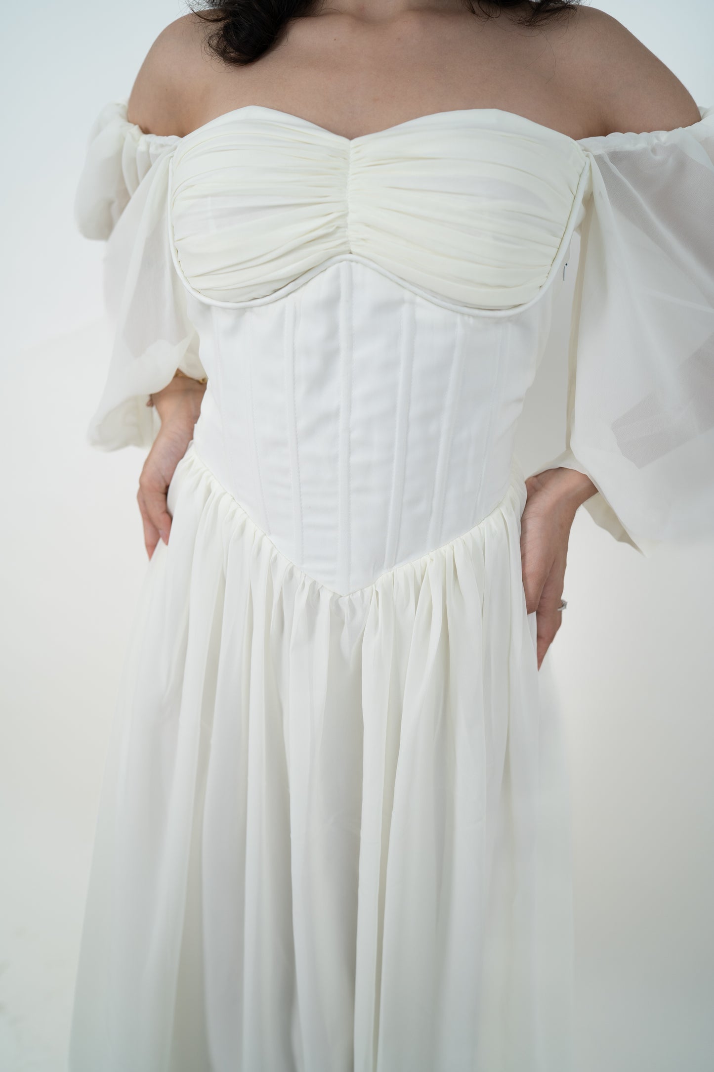 Georgia White Maxi