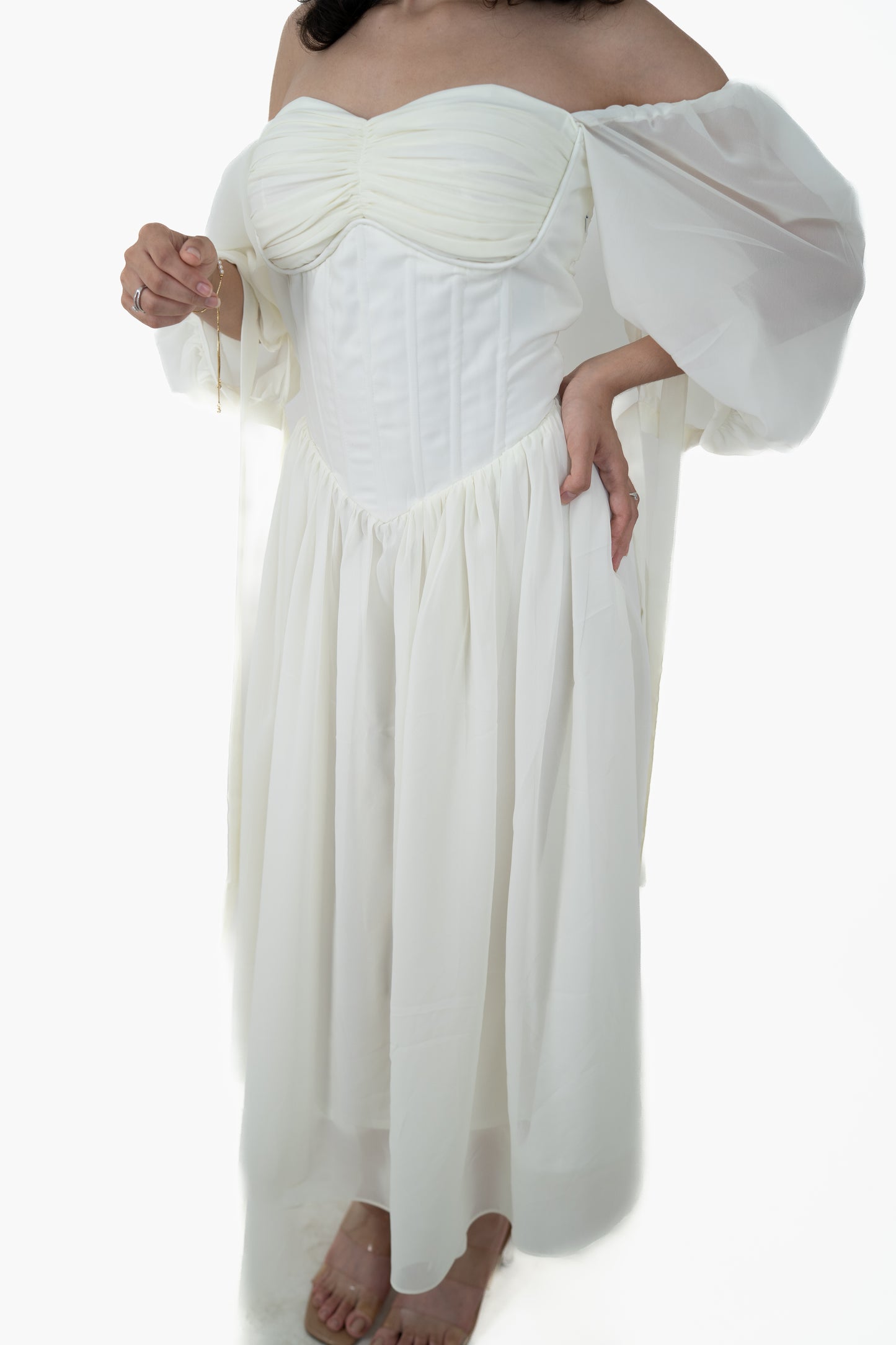 Georgia White Maxi