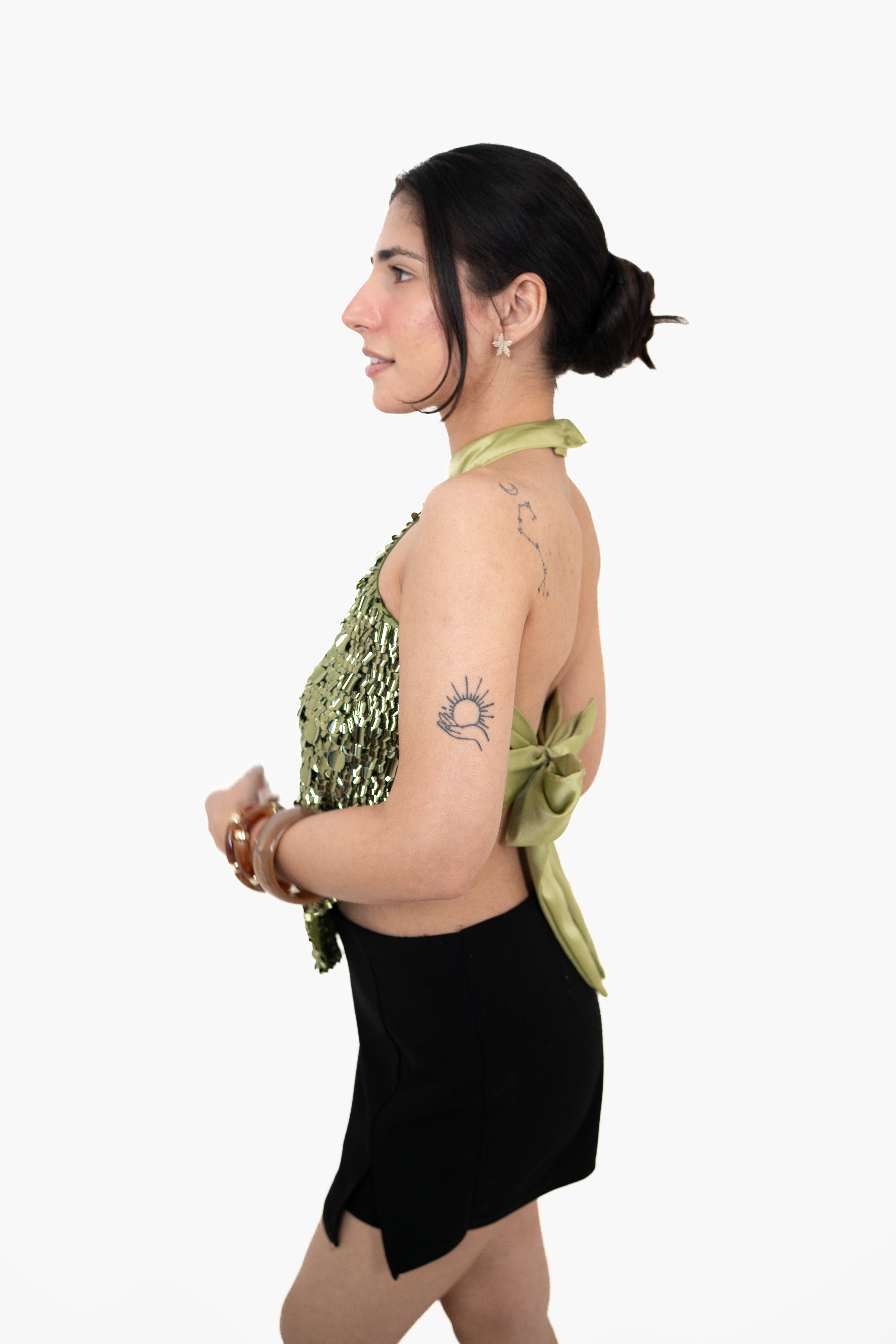 Mirage Green Top