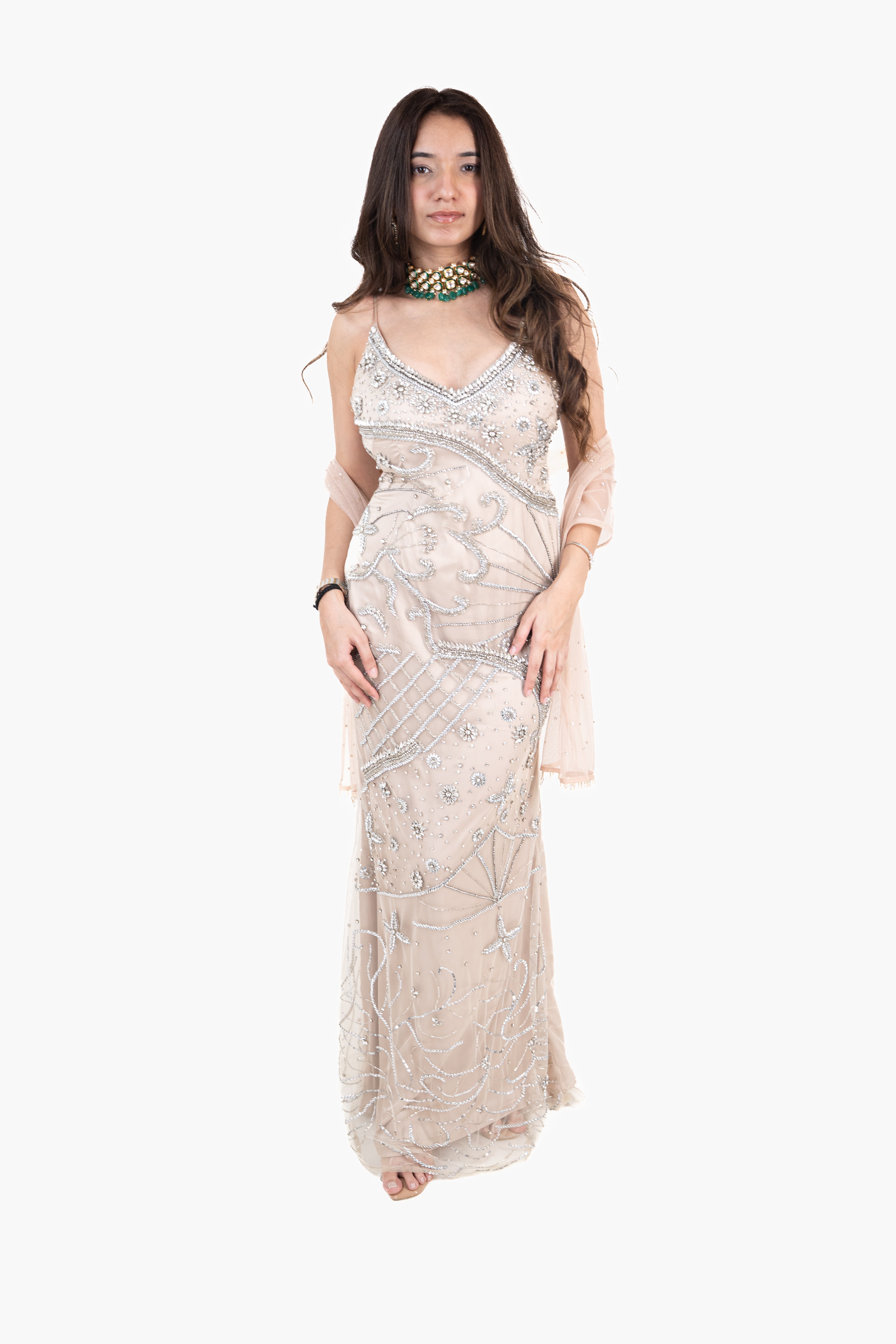 Beige Everglow Dress