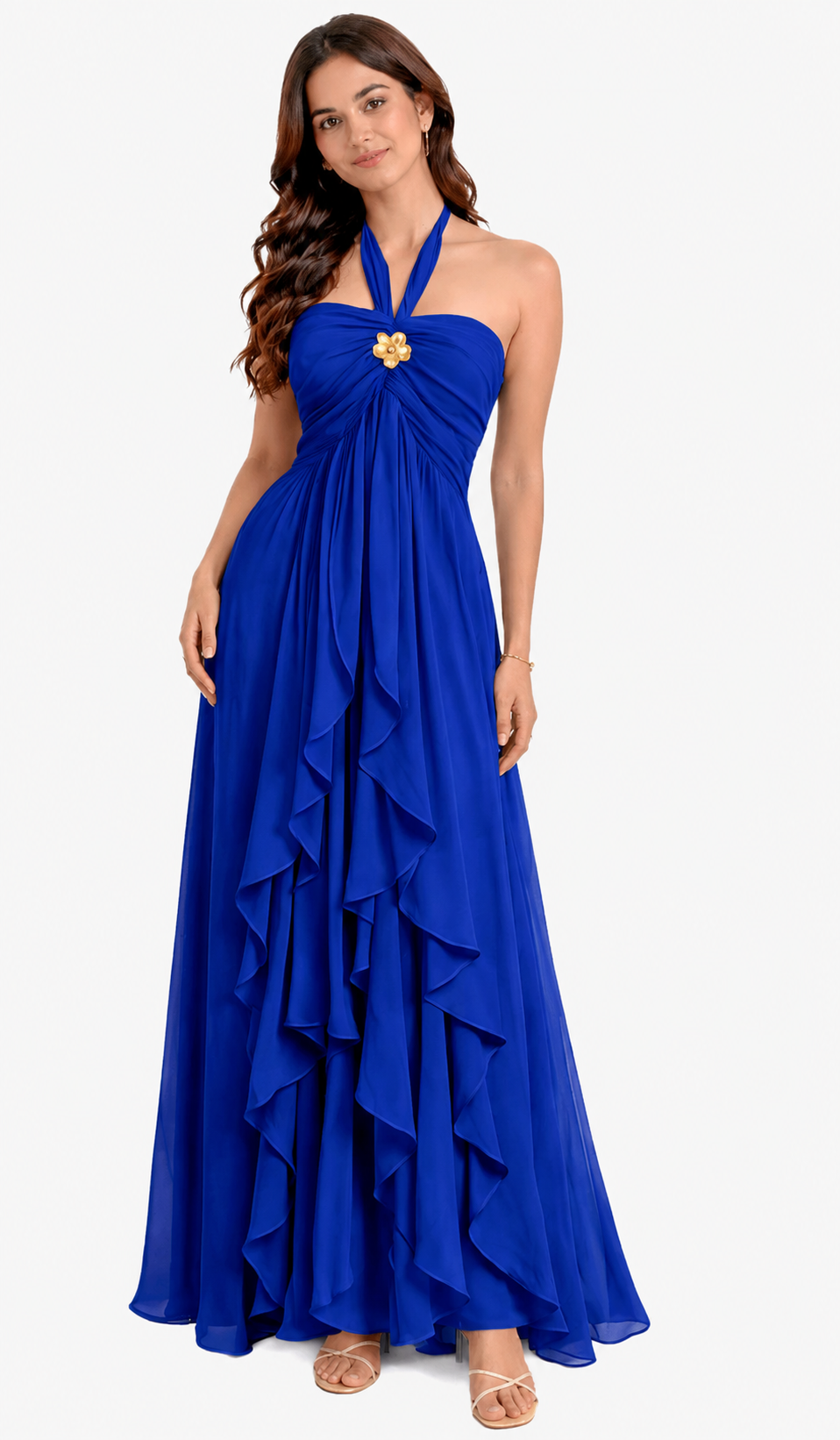 Royal Blue Scarlet Maxi