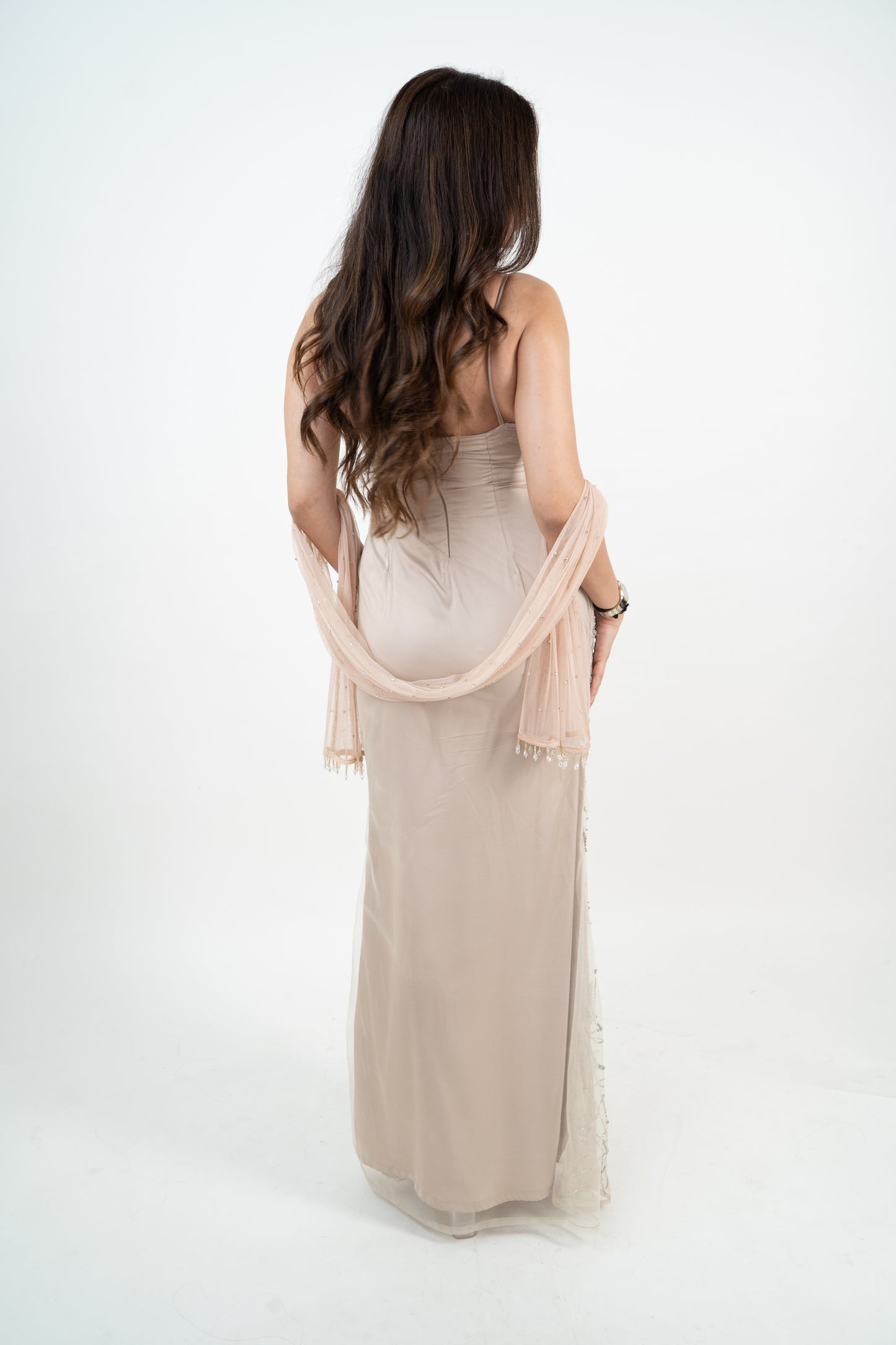 Beige Everglow Dress