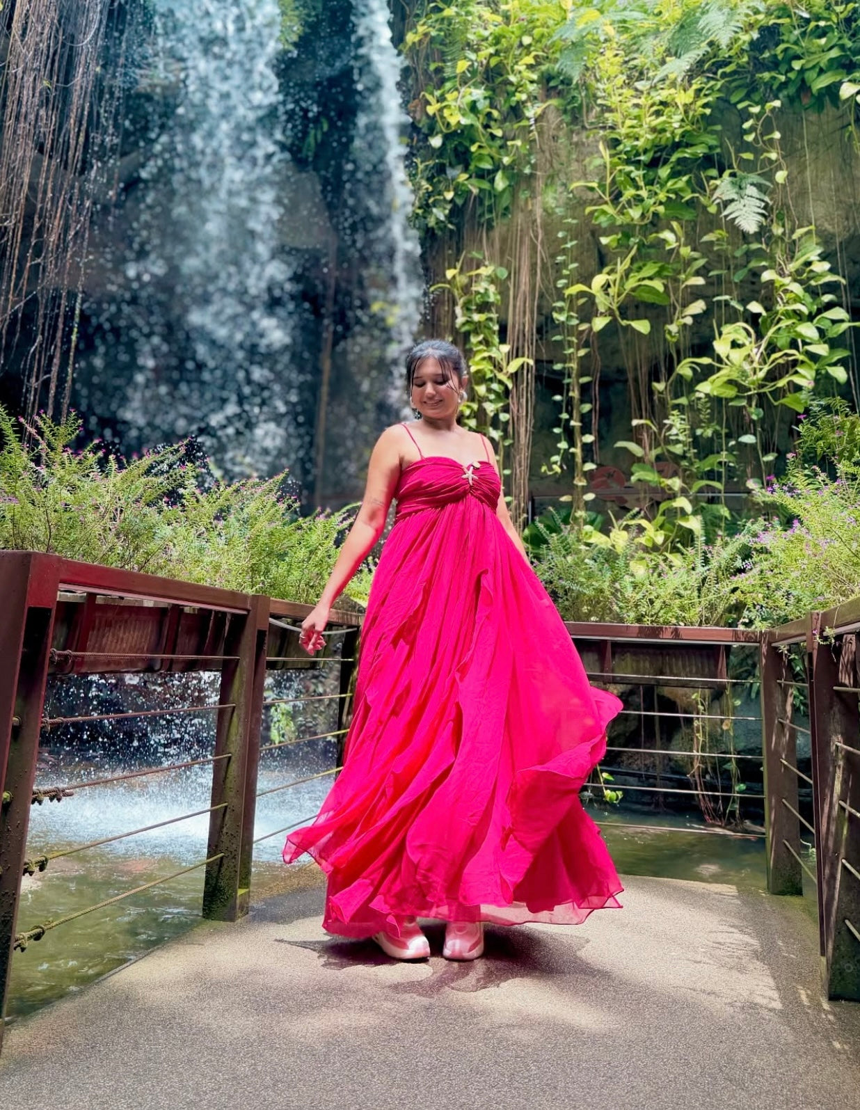 Red Mimosa Maxi