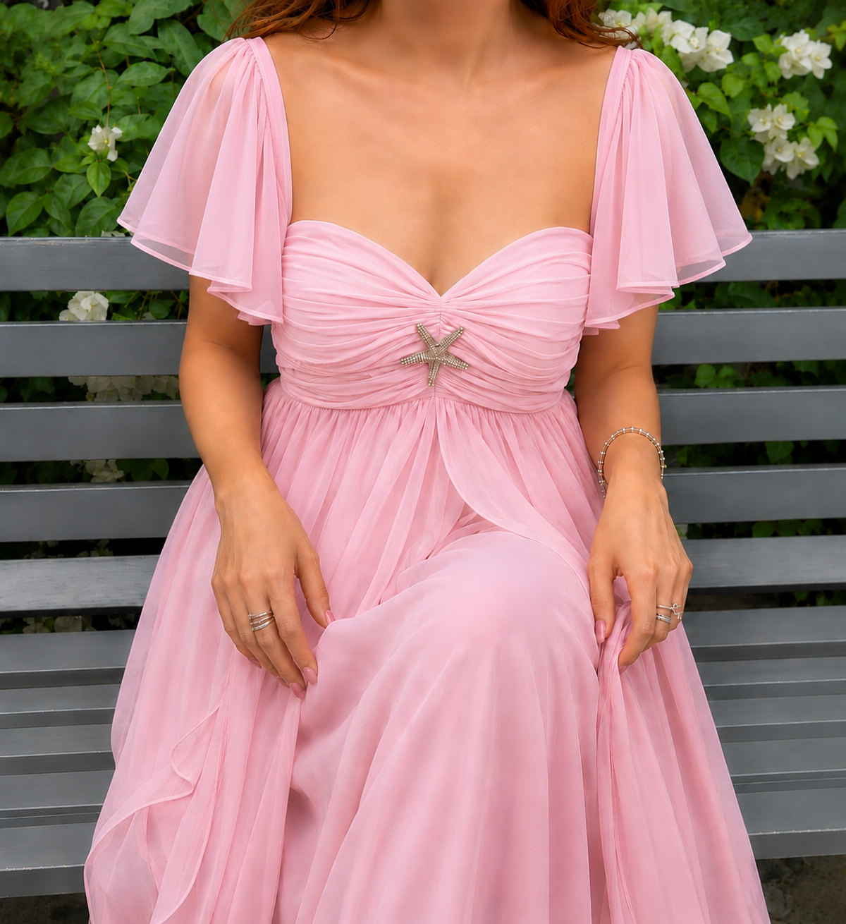 Pink Mimosa Maxi