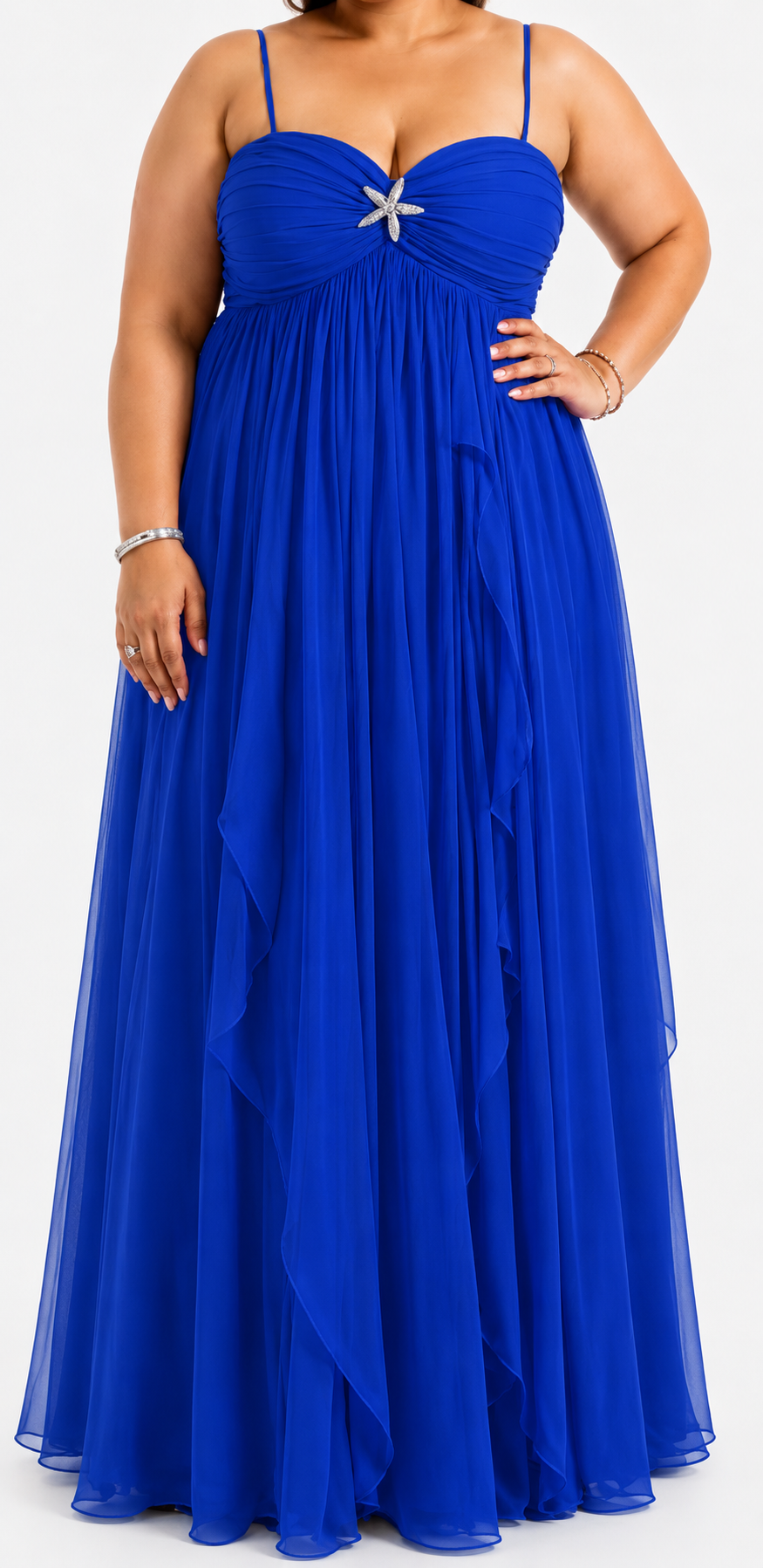 Royal Blue Mimosa Maxi