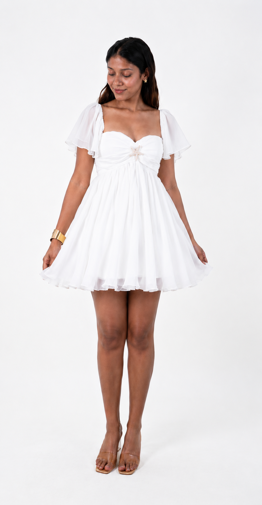 Starfish White Mini Dress