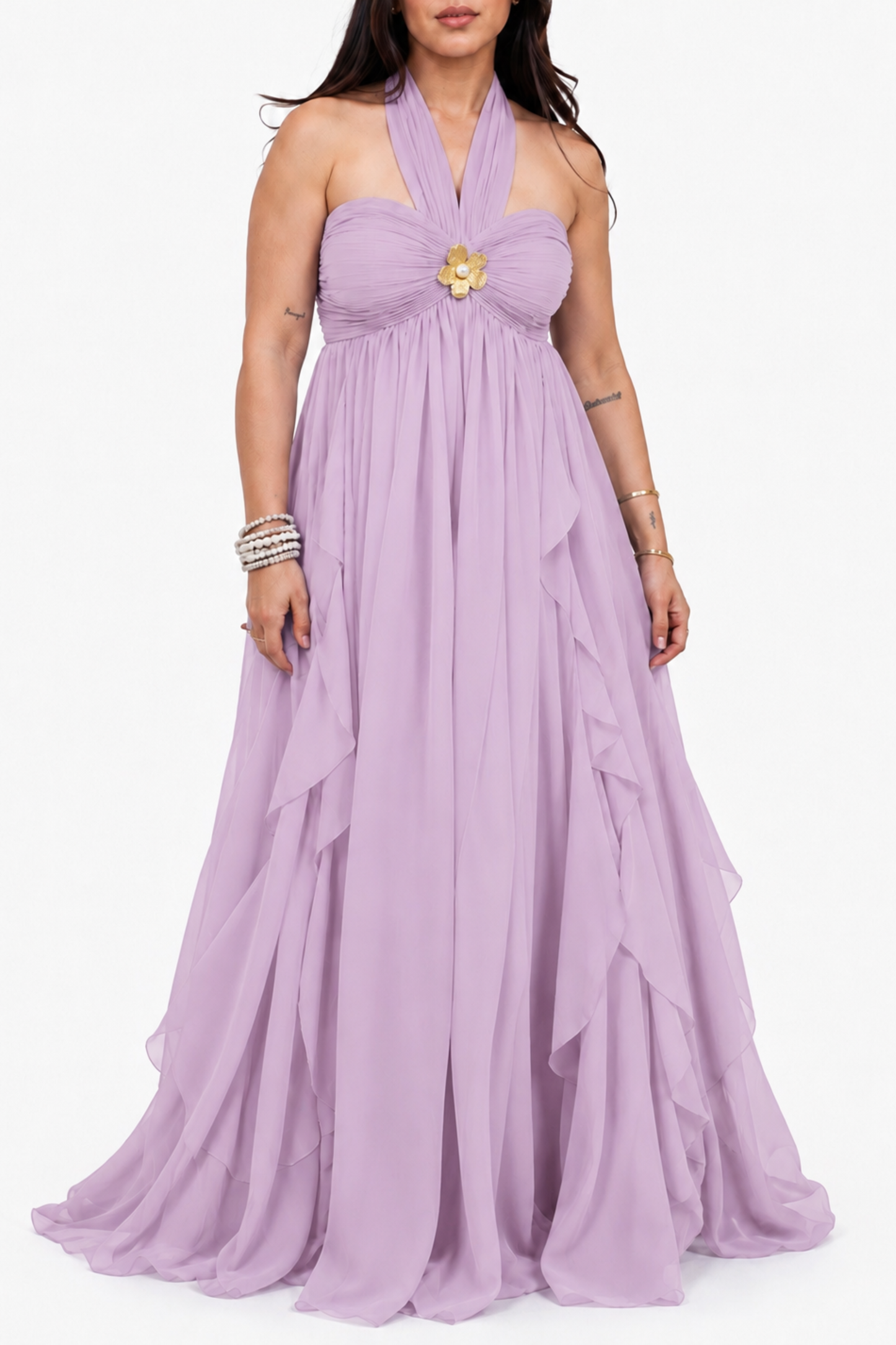 Khaki Scarlet Maxi