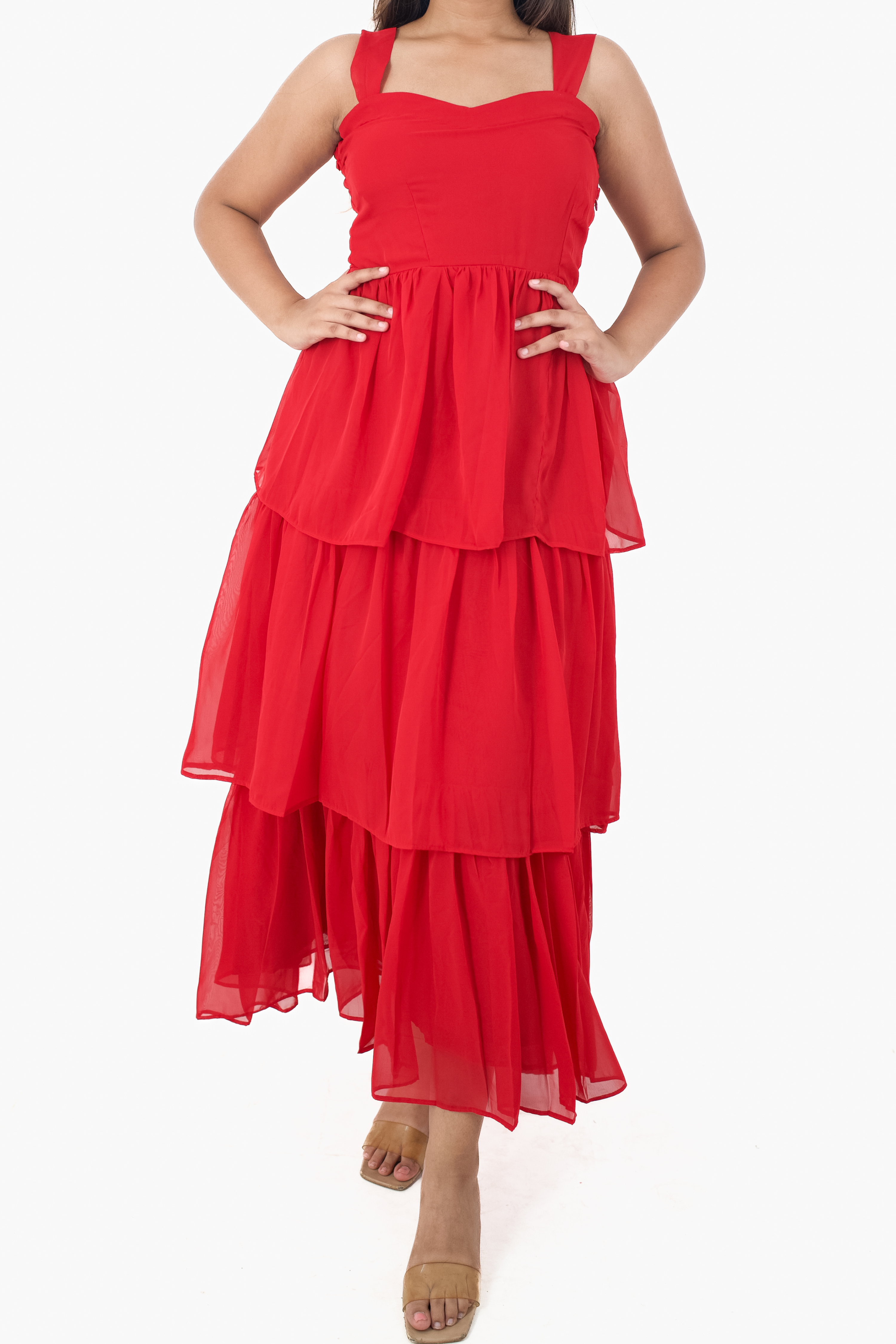 Cindy Red Maxi