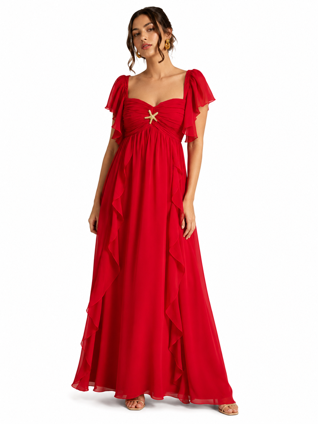 Red Mimosa Maxi