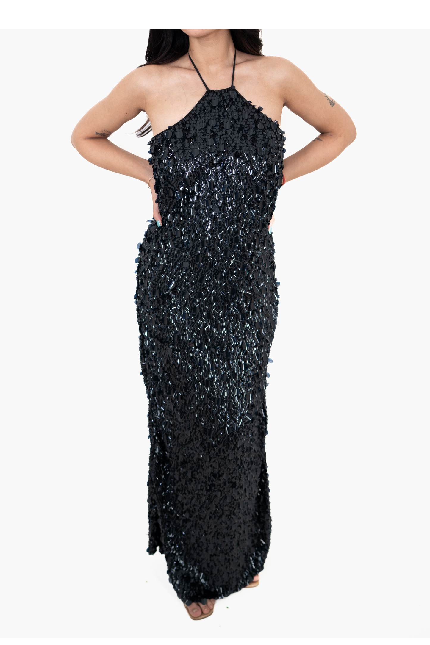 Sundown Shimmer Black Maxi