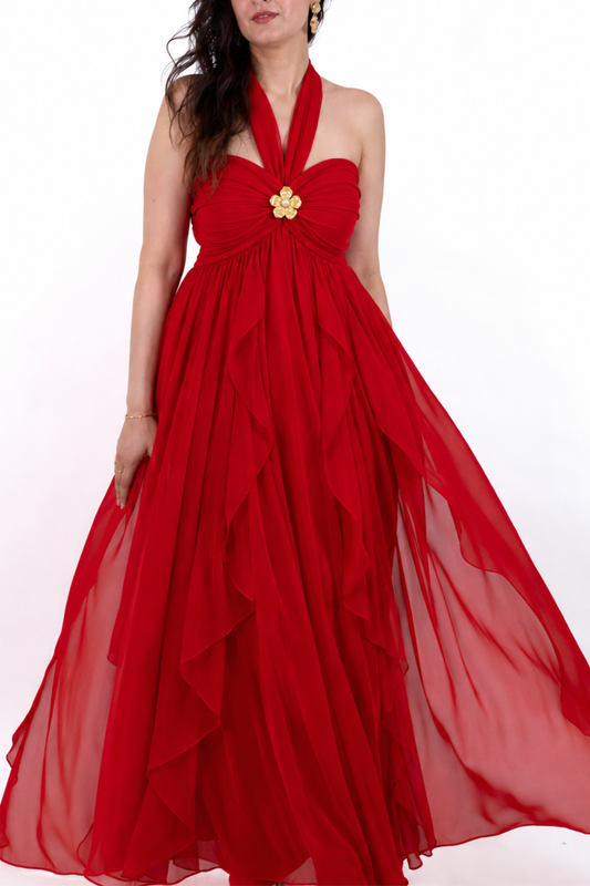 Red Scarlet Maxi