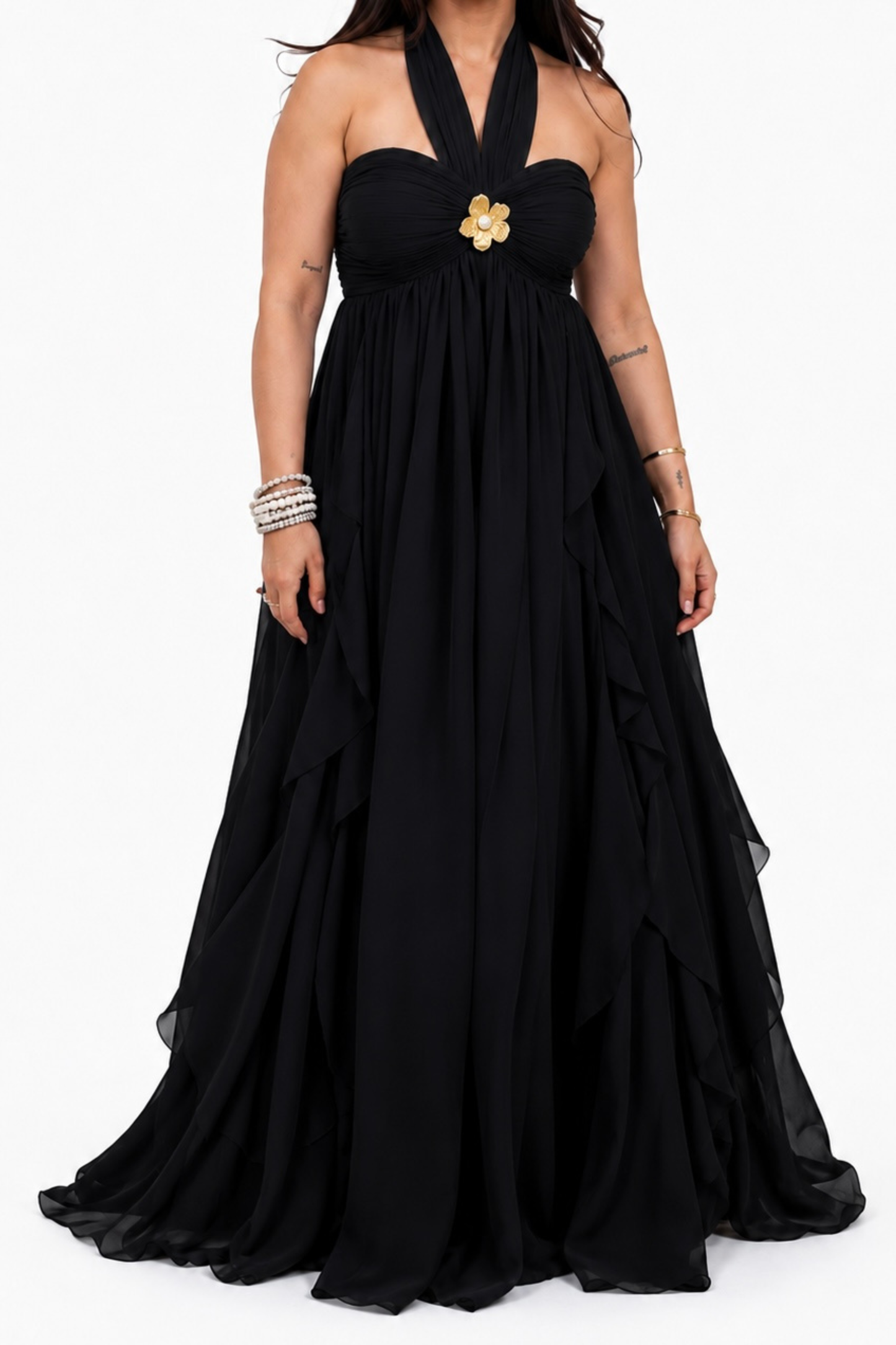 Khaki Scarlet Maxi