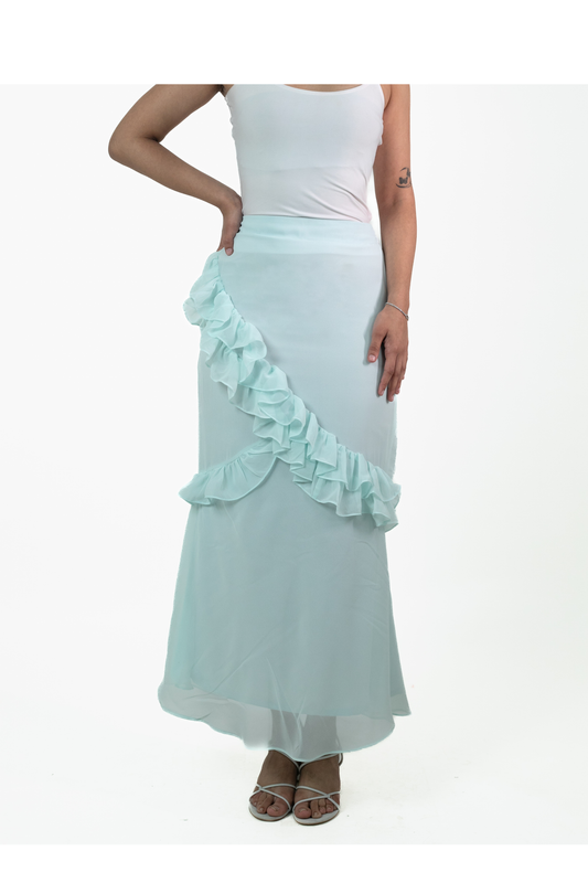 Ice Blue Koi Skirt