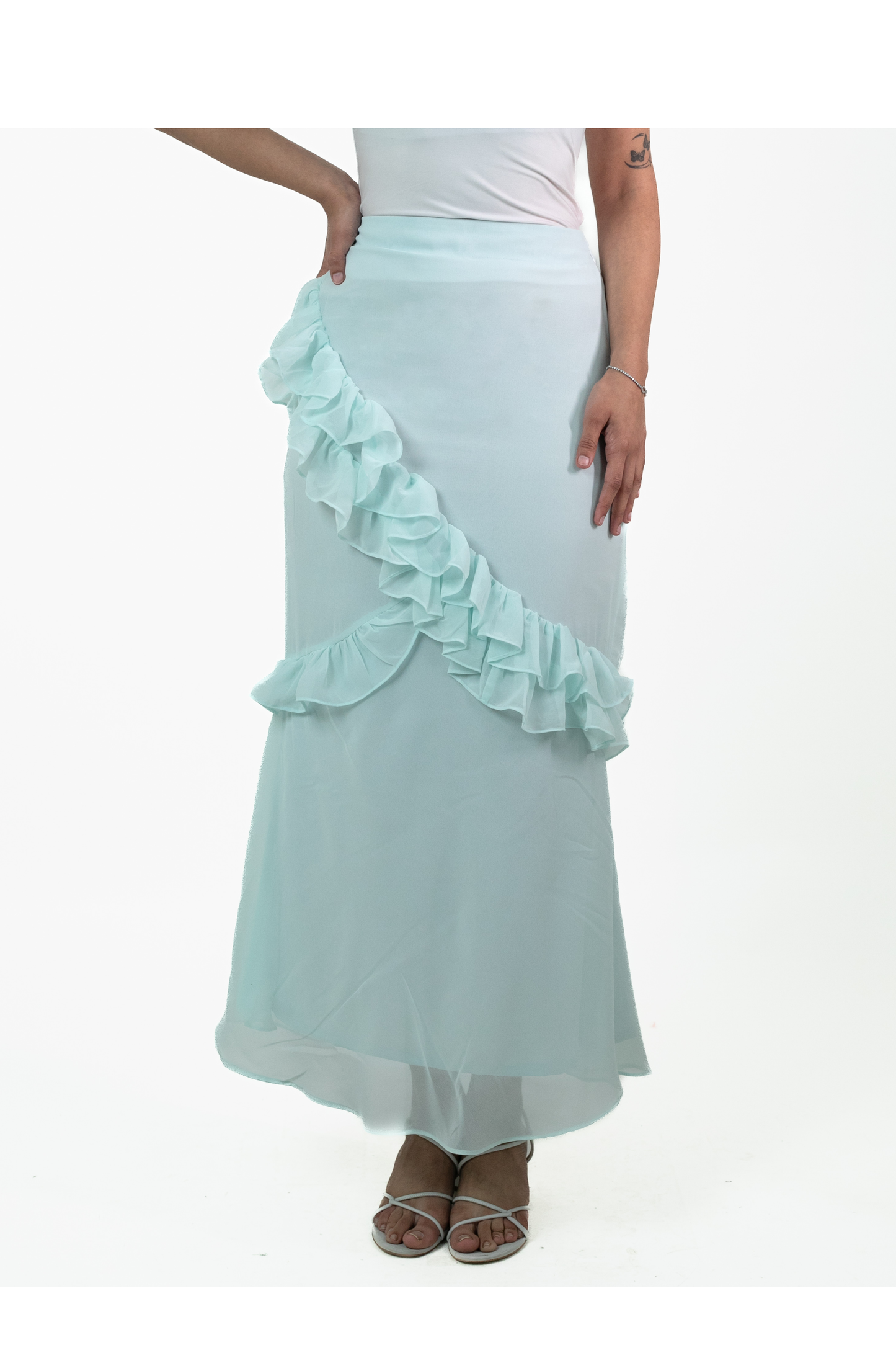 Ice Blue Koi Skirt