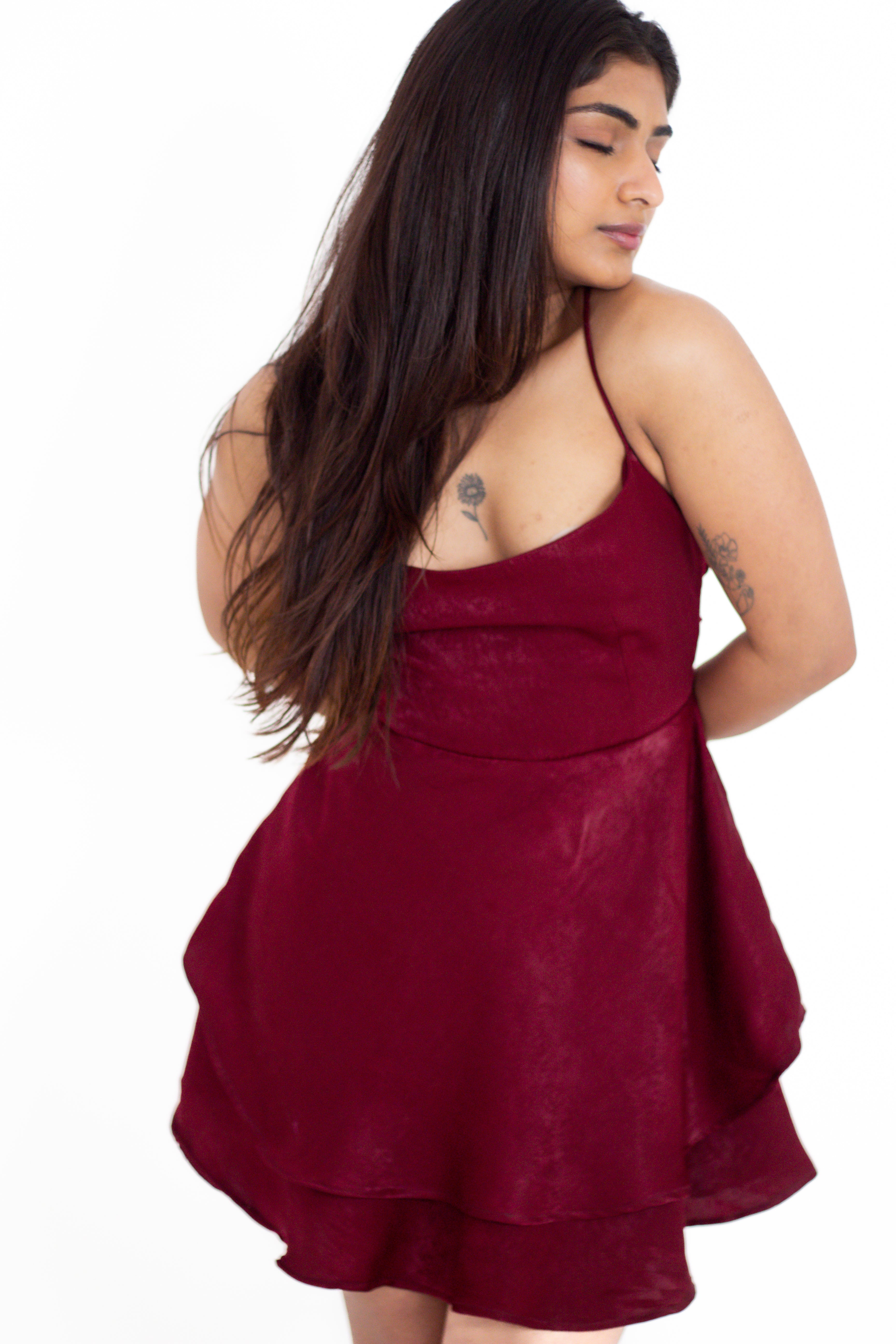 Cherry Red Flo Dress