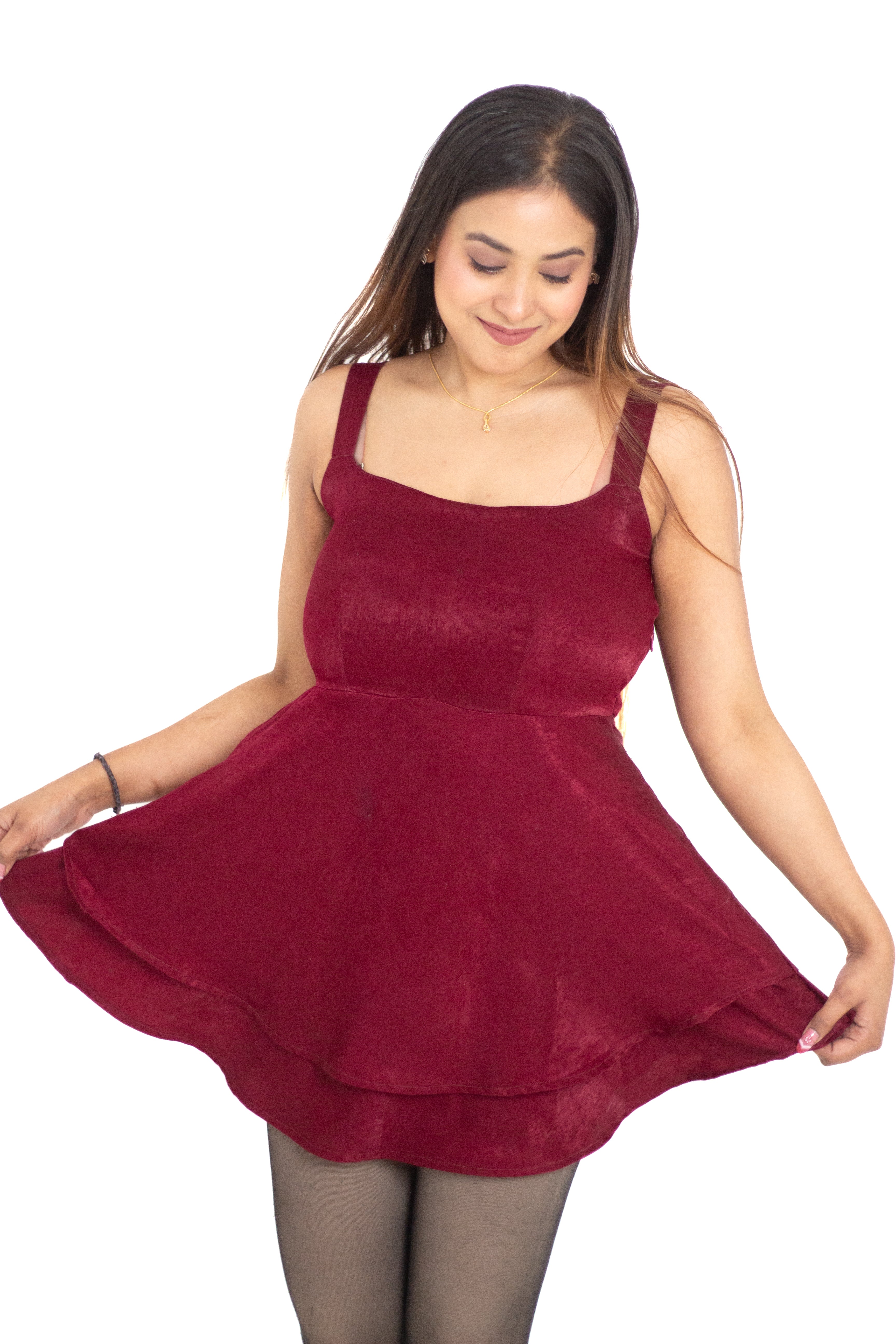 Cherry Red Ivy Dress
