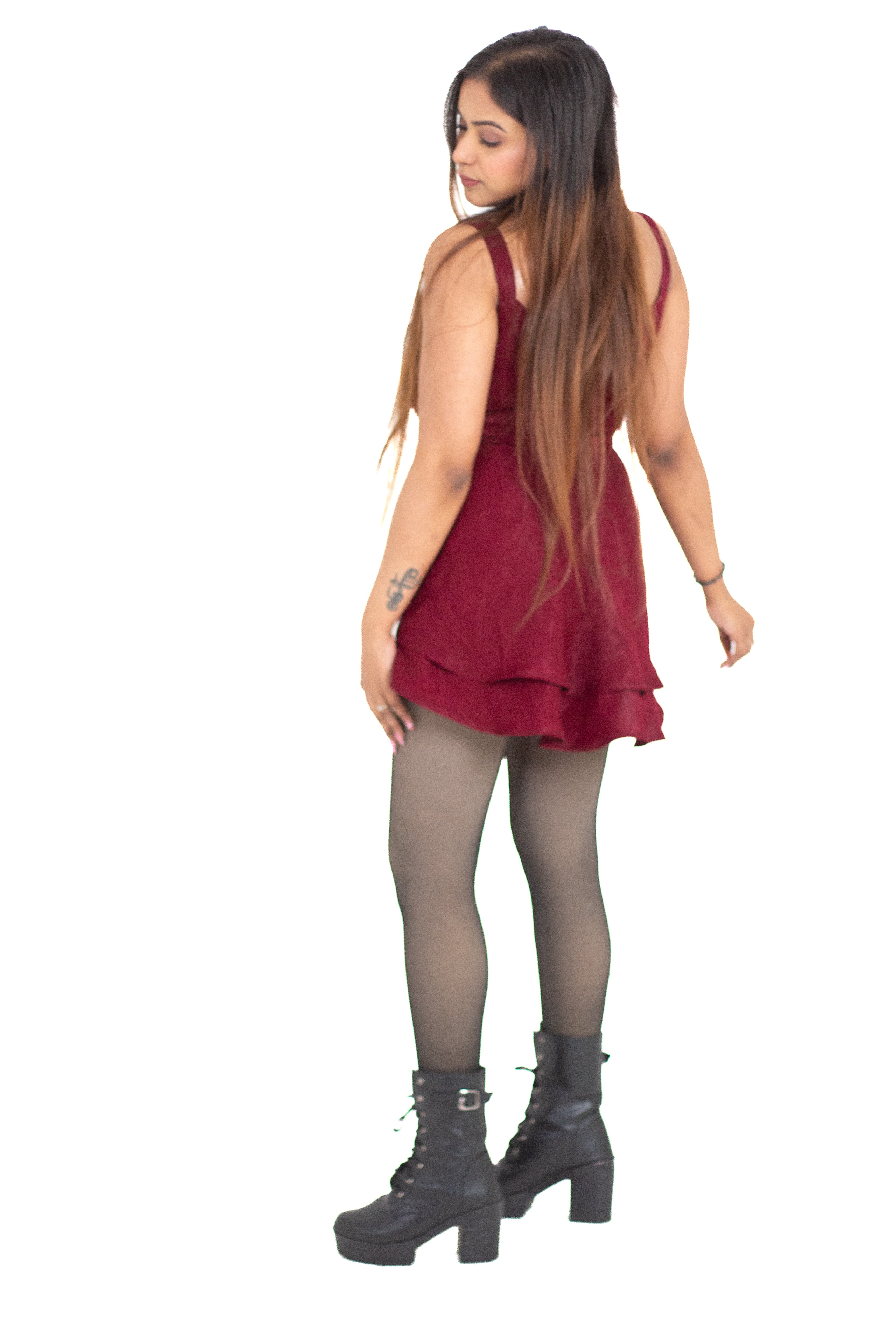 Cherry Red Ivy Dress