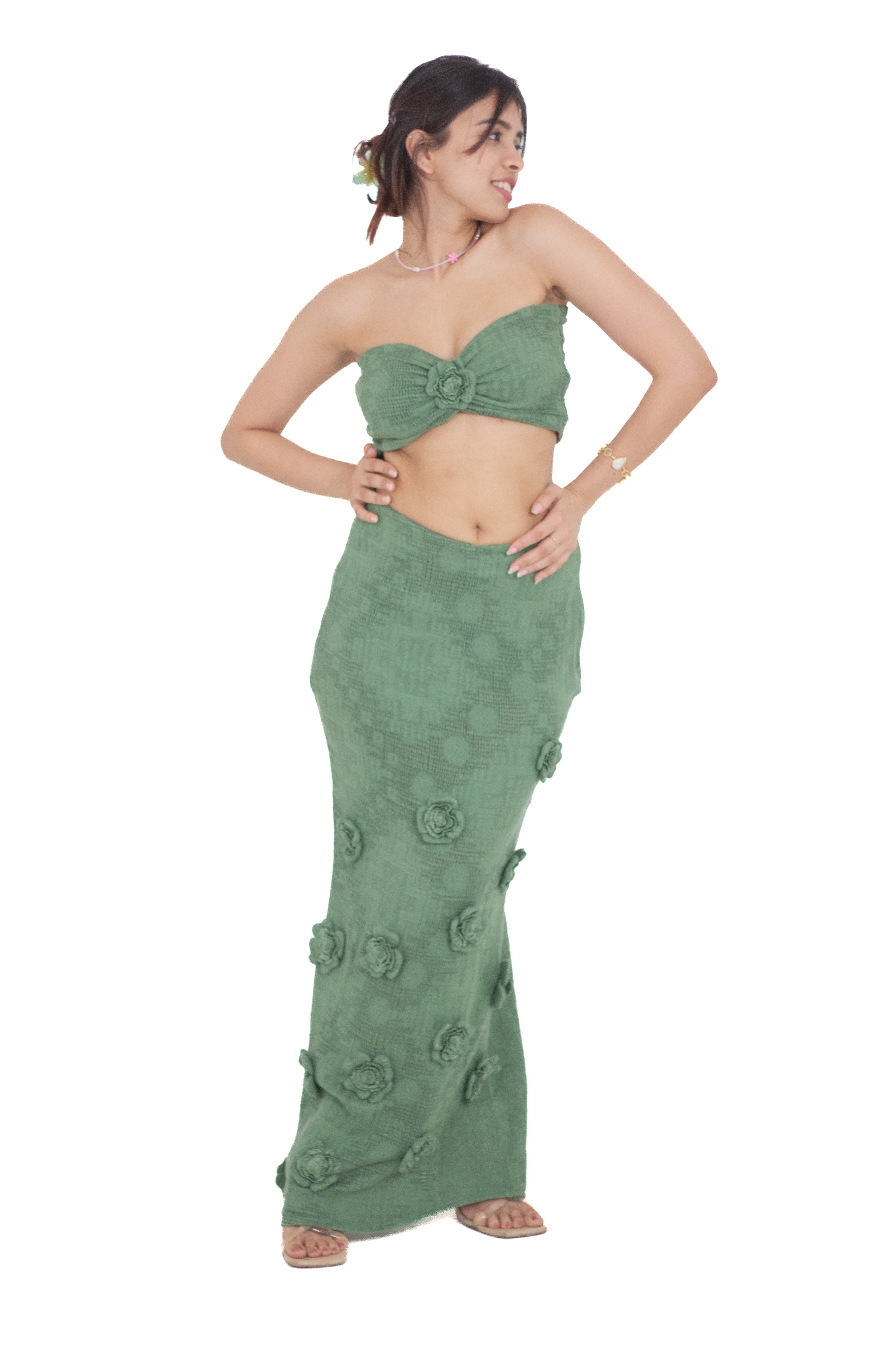 Madonna Rosette Skirt