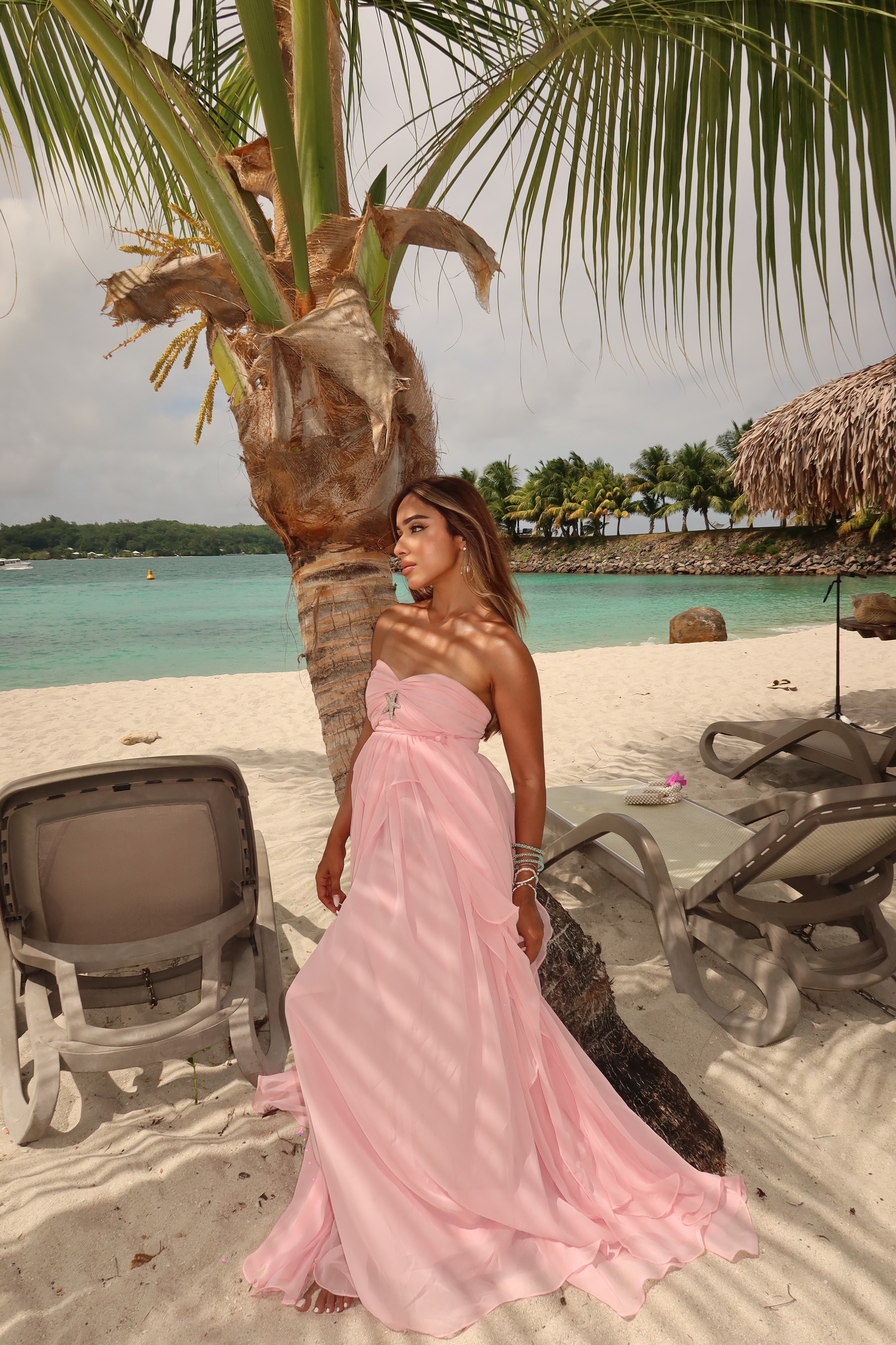 Pink Mimosa Maxi