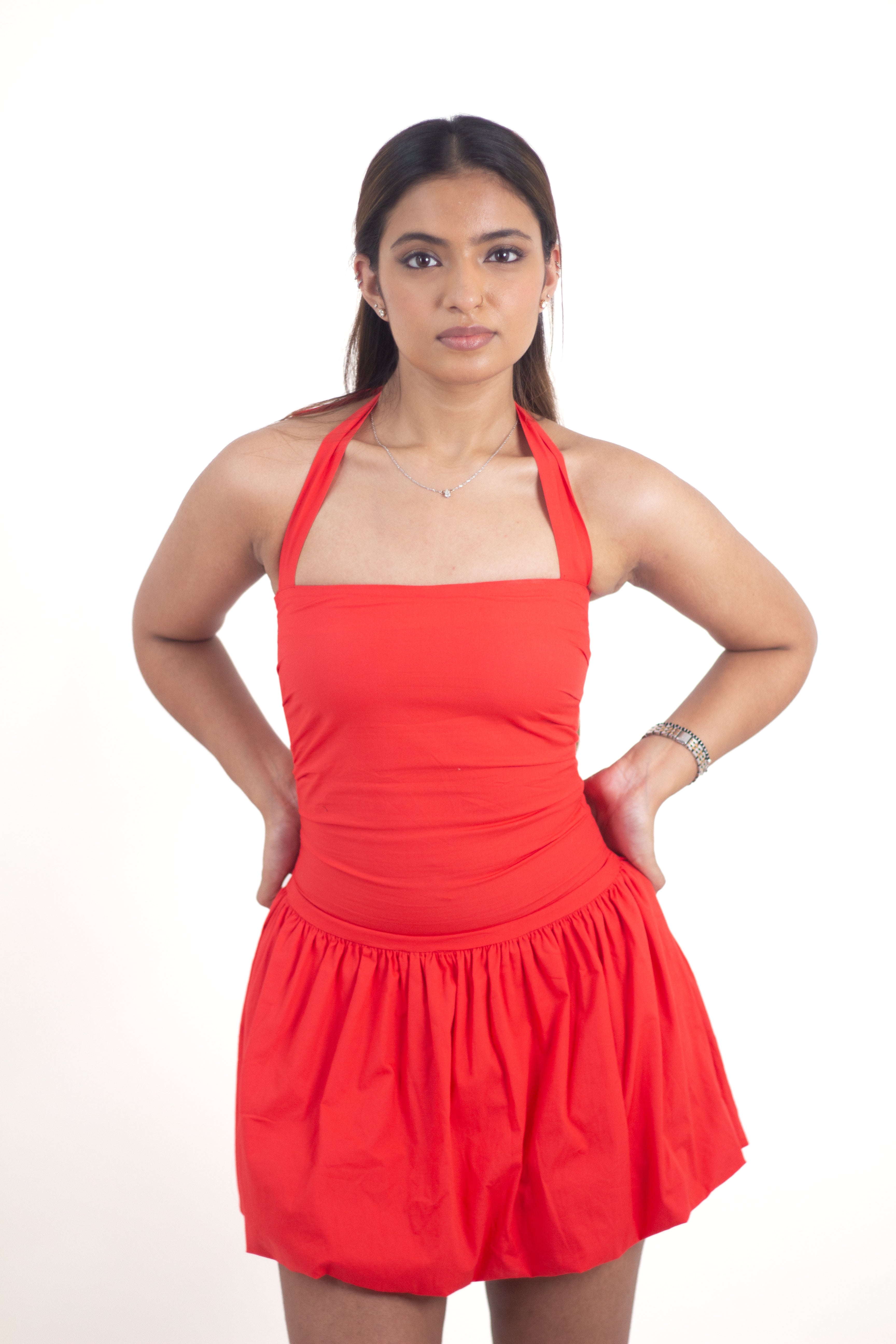 Red Euro Disco Dress