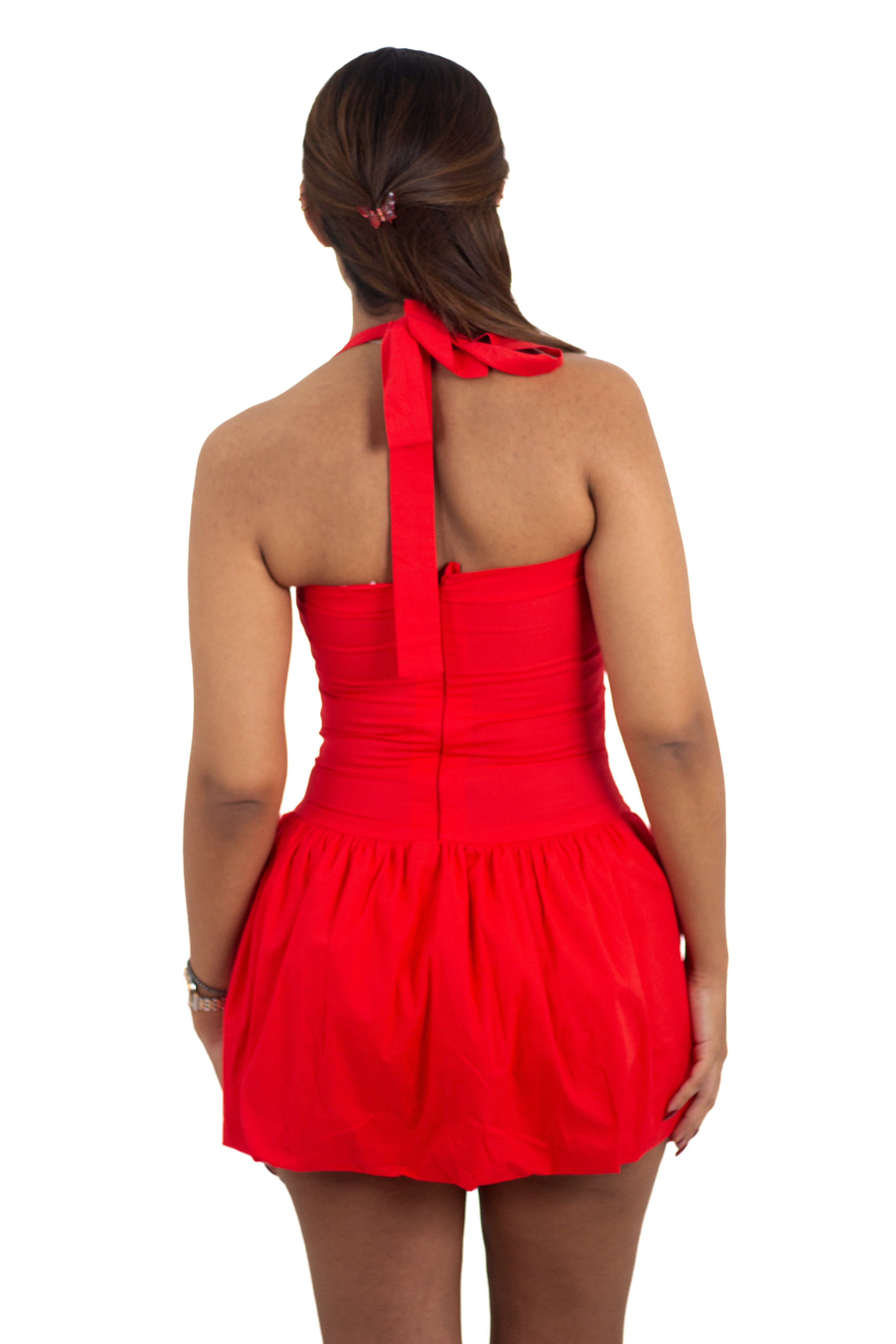Red Euro Disco Dress