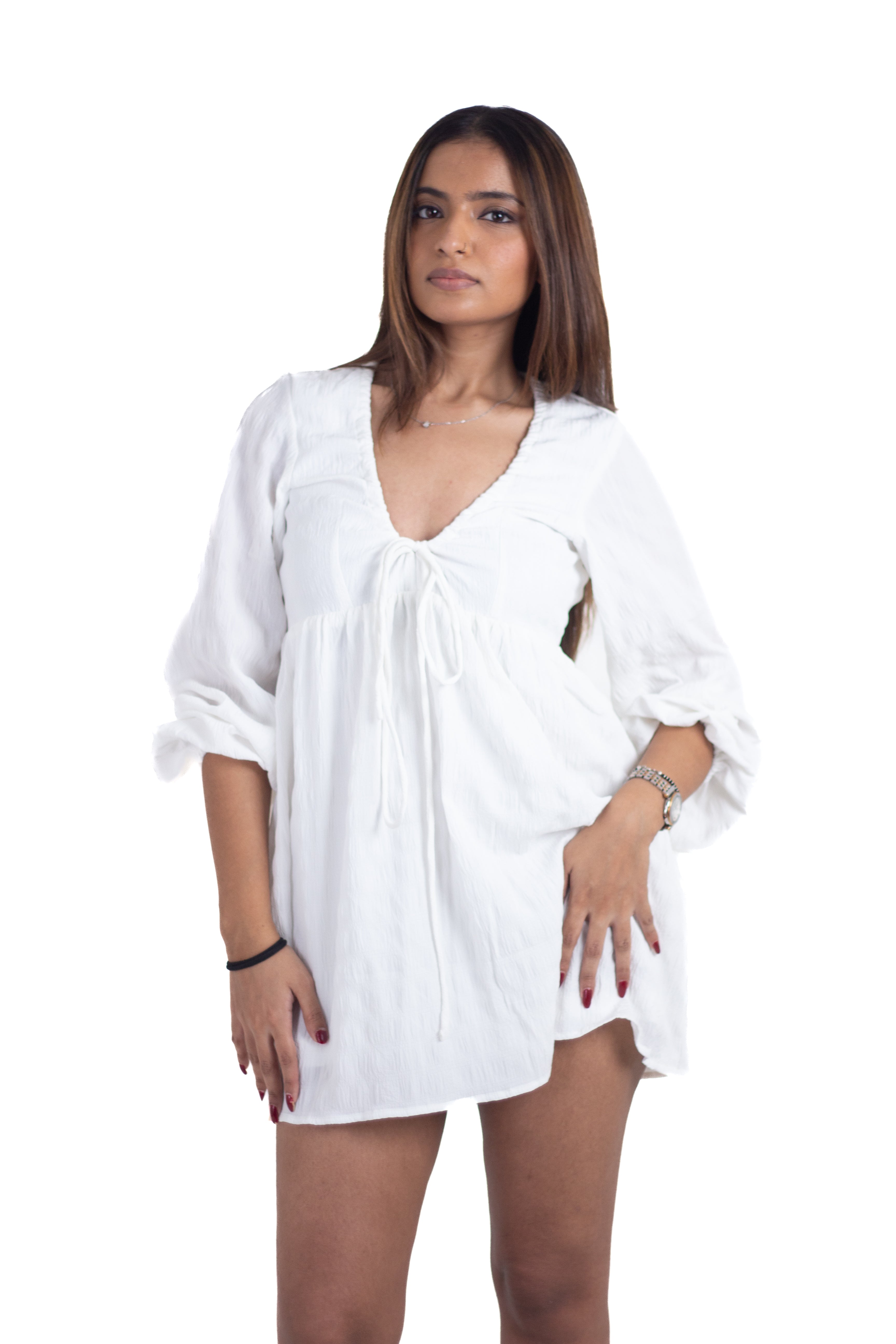 S.O.S. White Sundress