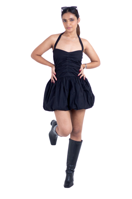 Black Euro Disco Dress