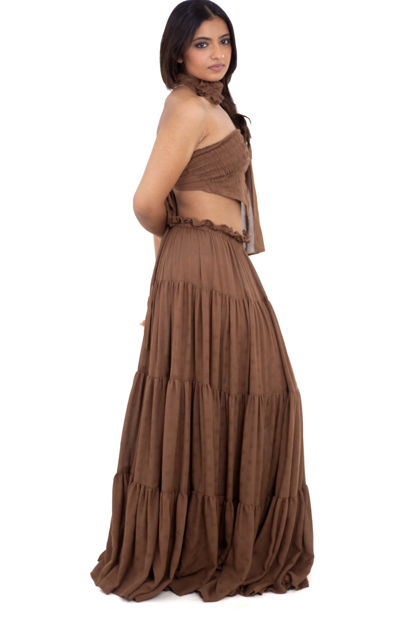 Lyla Brown Skirt