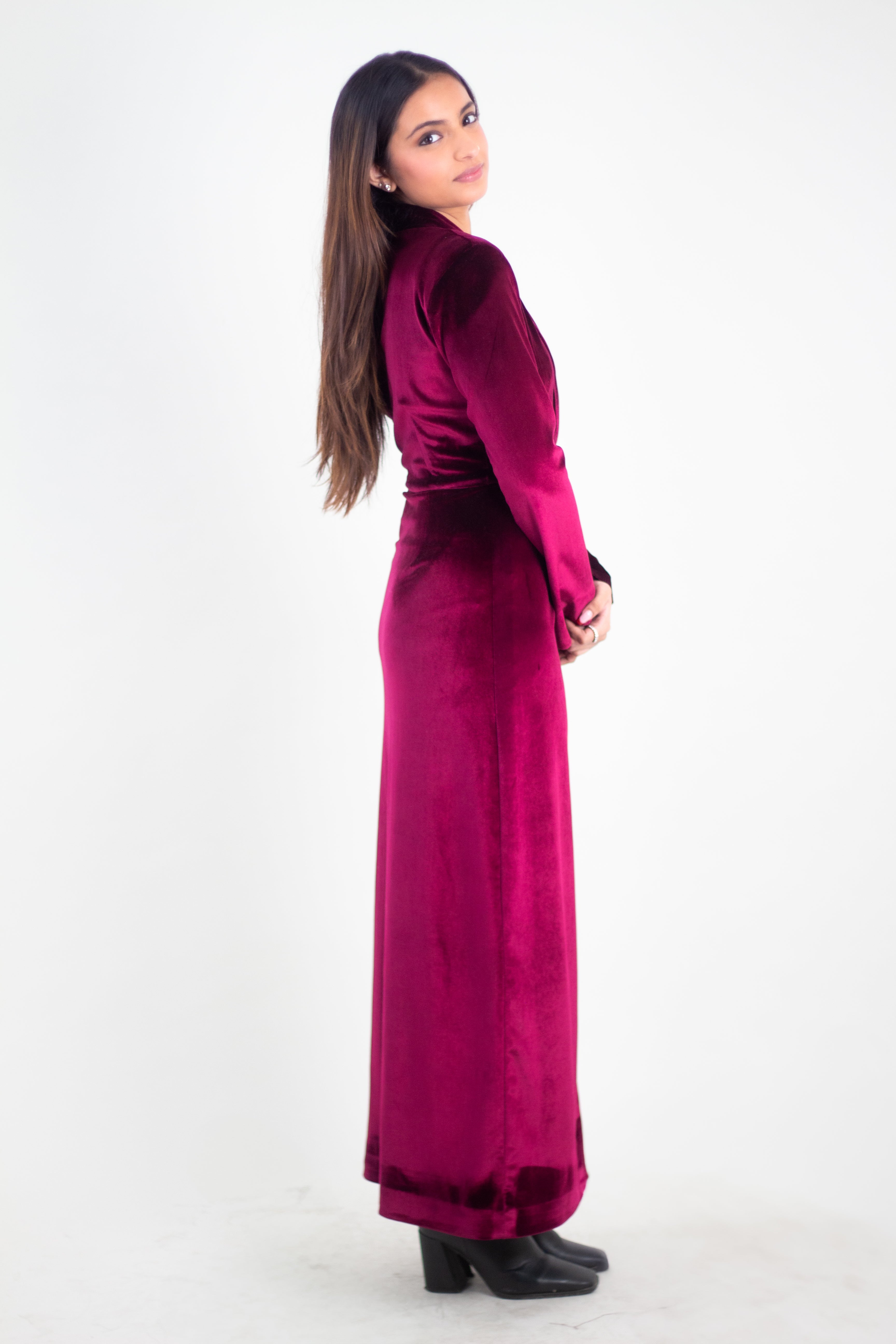 Velvet Blush Maxi