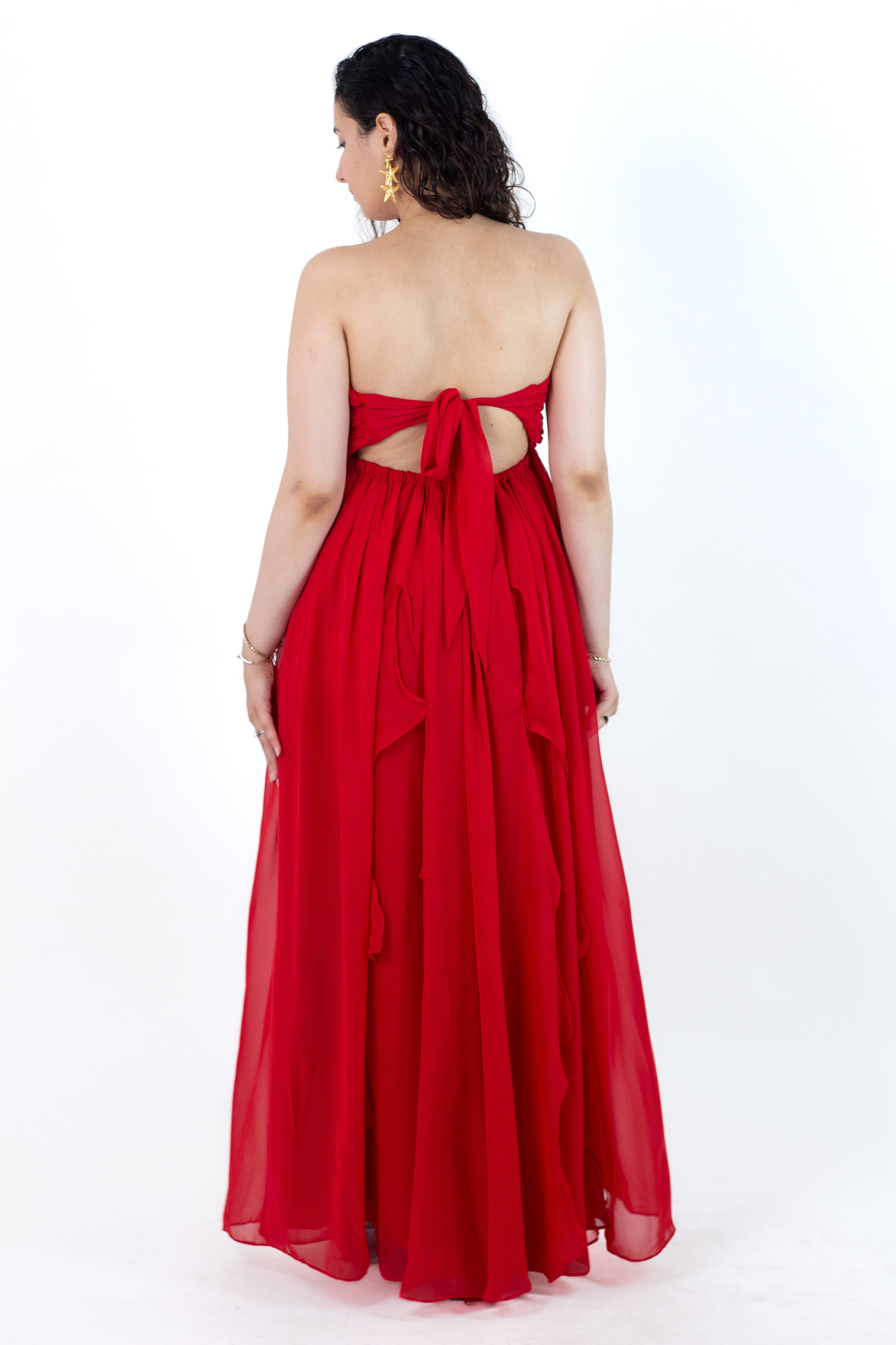 Red Mimosa Maxi