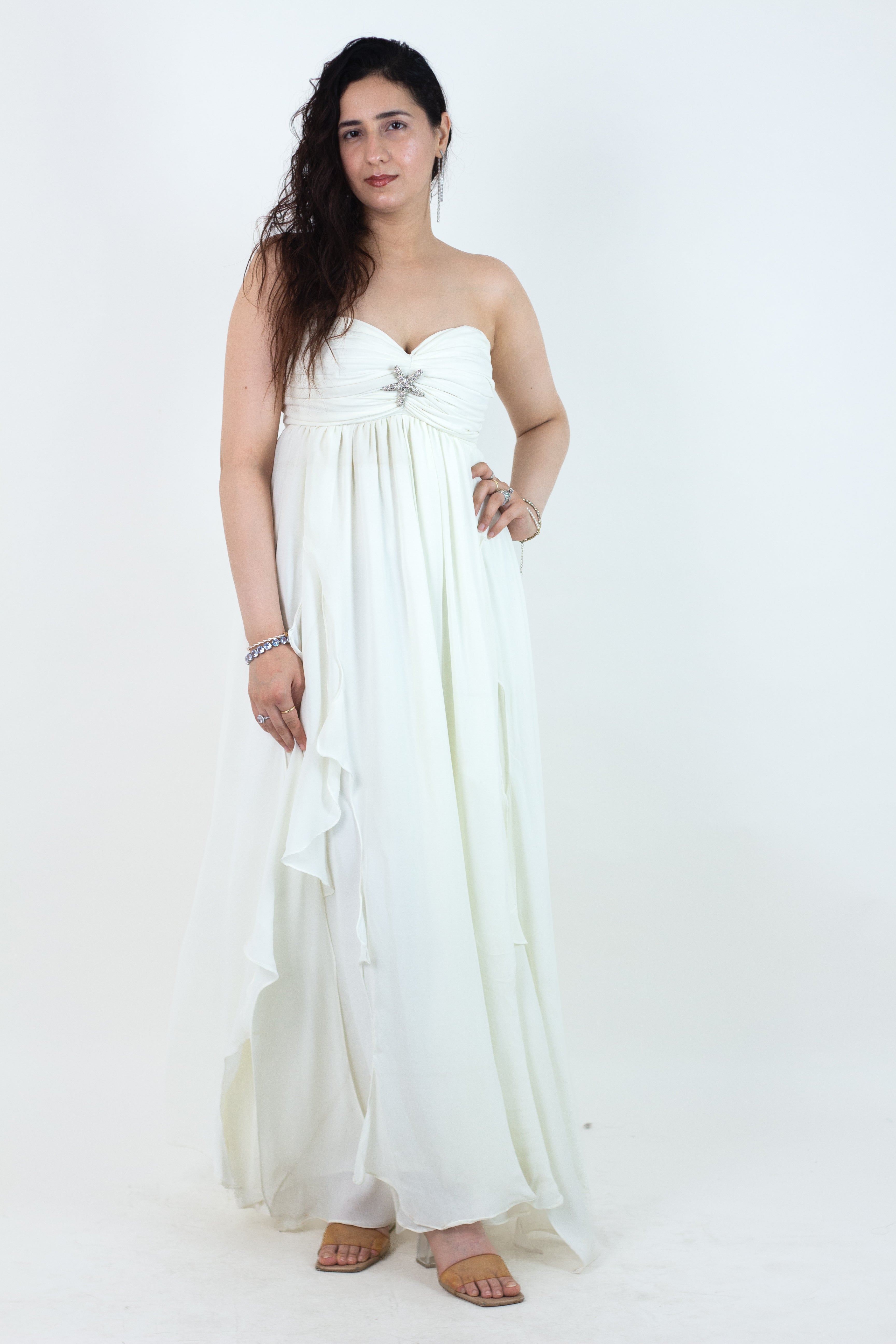 White Mimosa Maxi