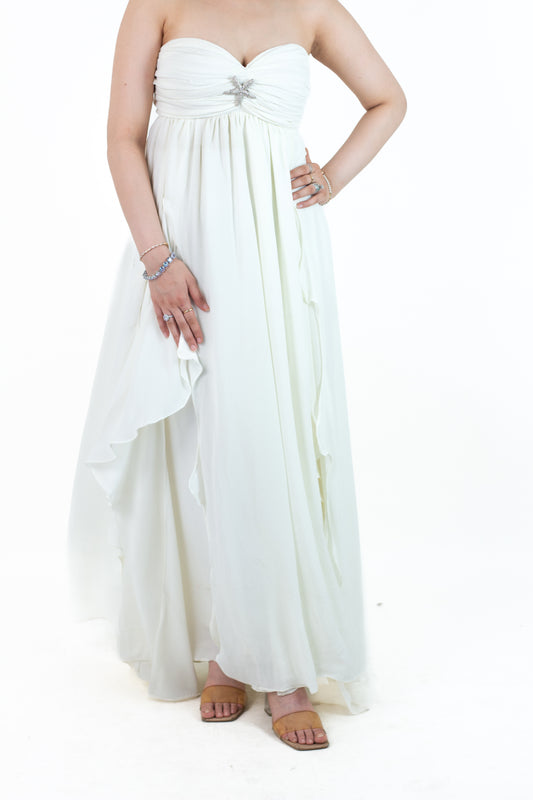 White Mimosa Maxi