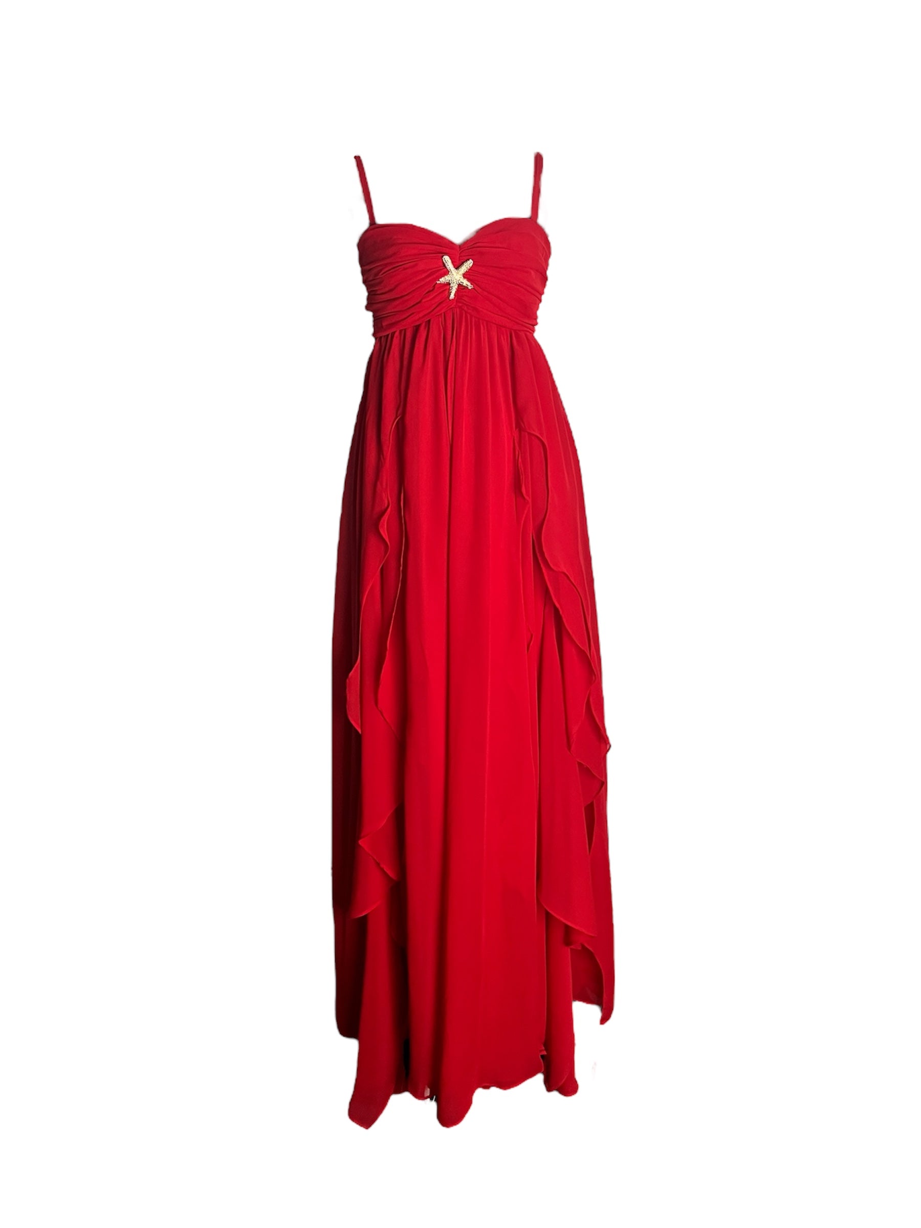 Red Mimosa Maxi