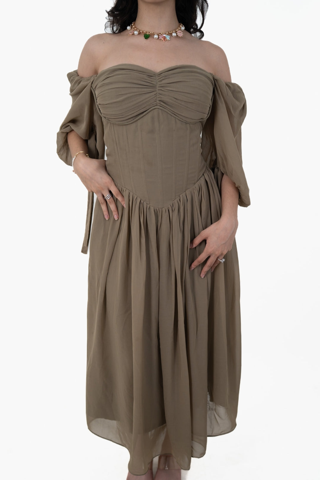 Georgia Khaki Maxi