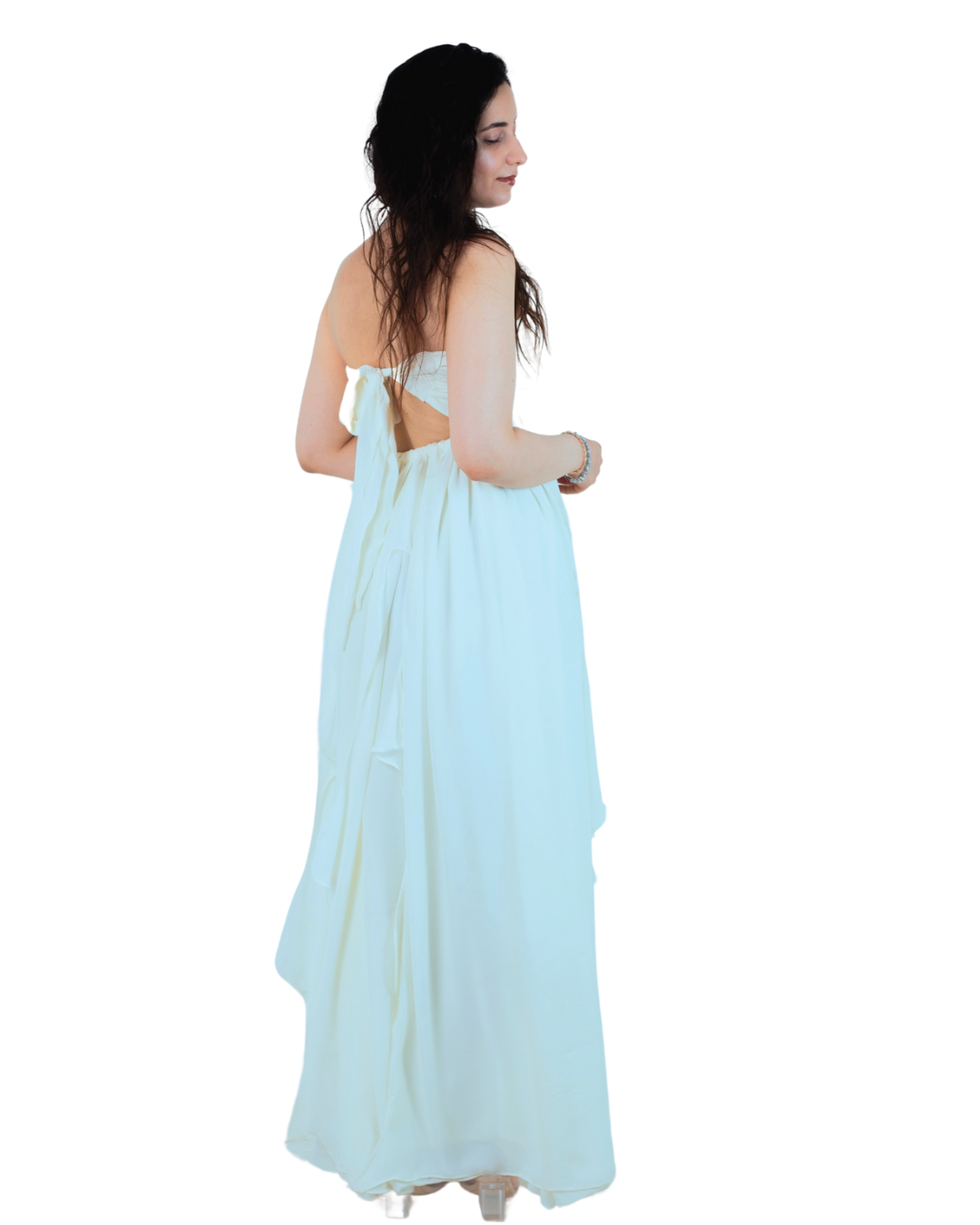 Ice Blue Mimosa Maxi