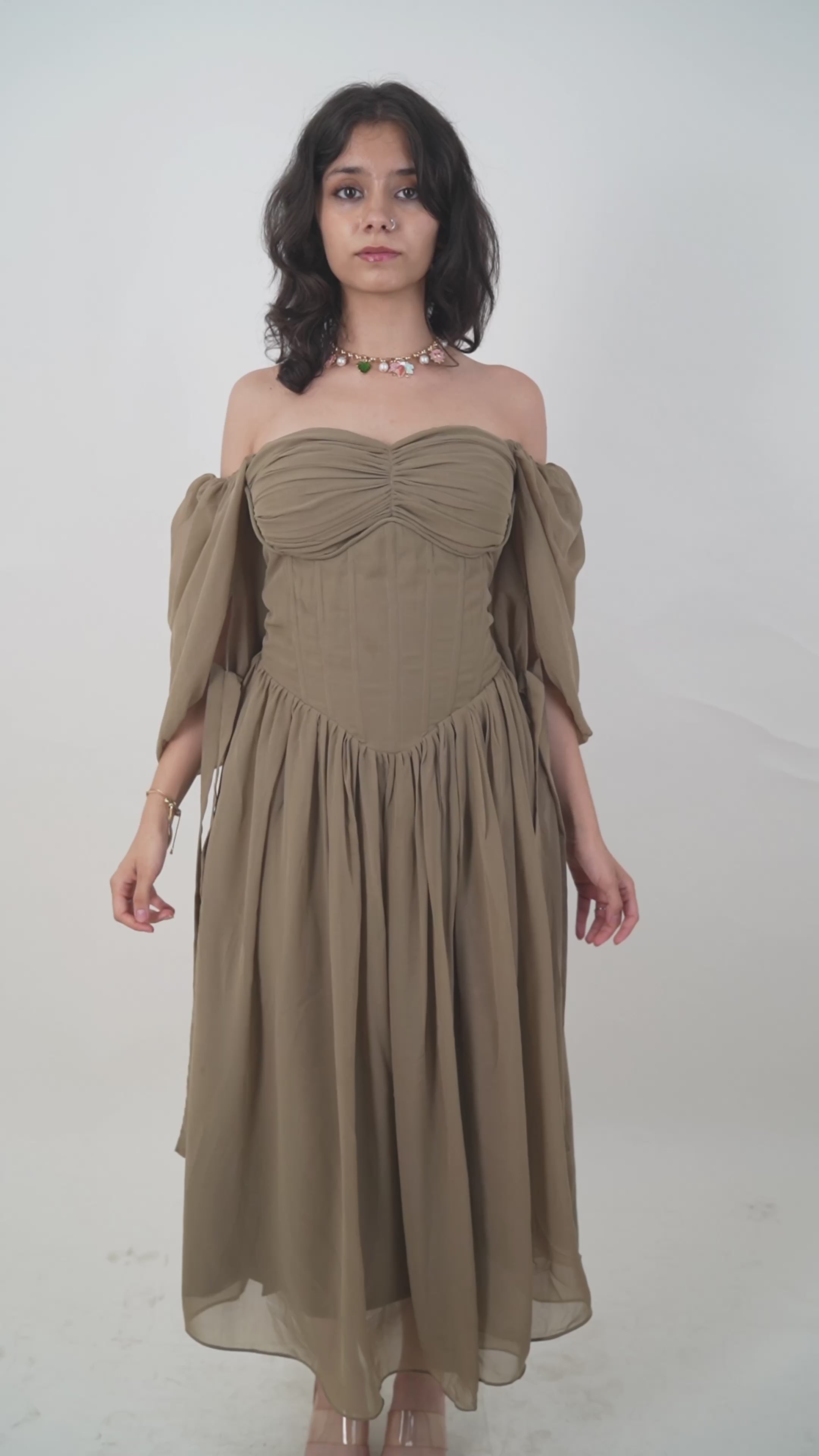 Georgia Khaki Maxi