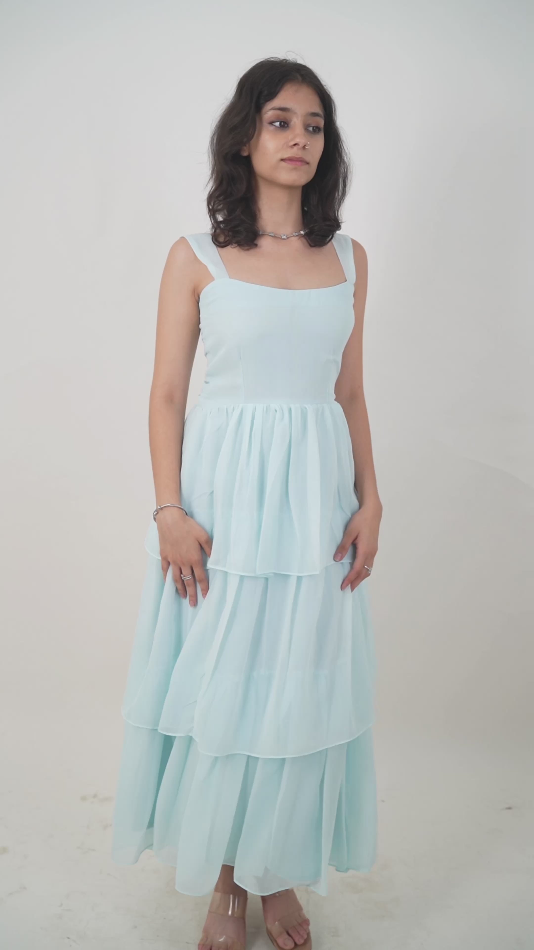 Cindy Ice Blue Maxi