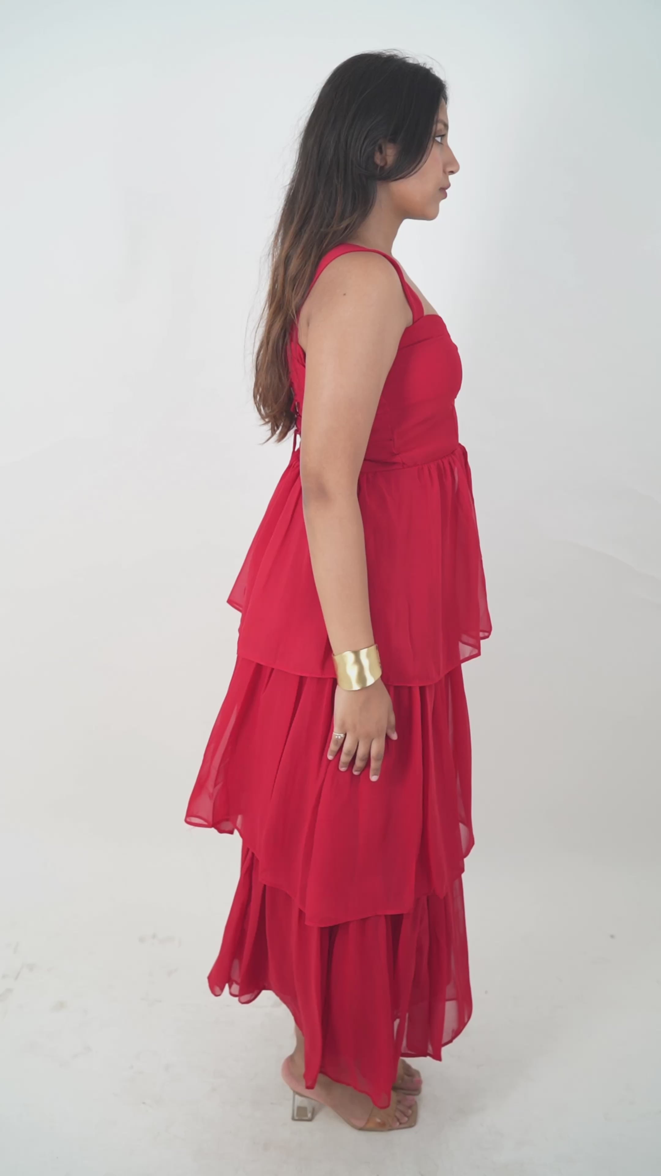 Cindy Red Maxi
