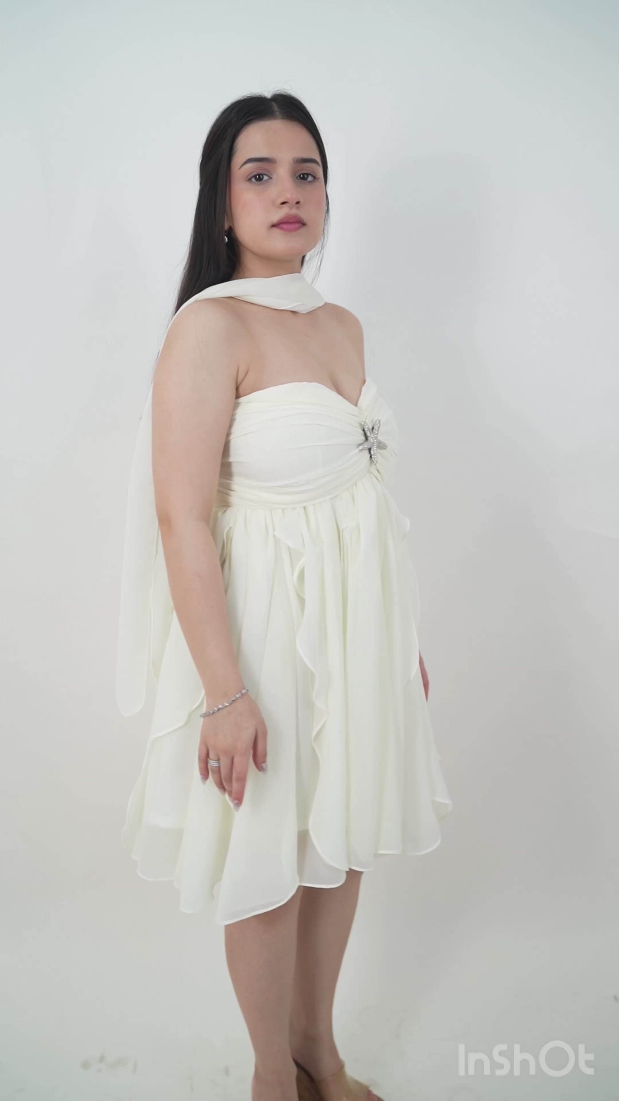 Starfish White Mini Dress